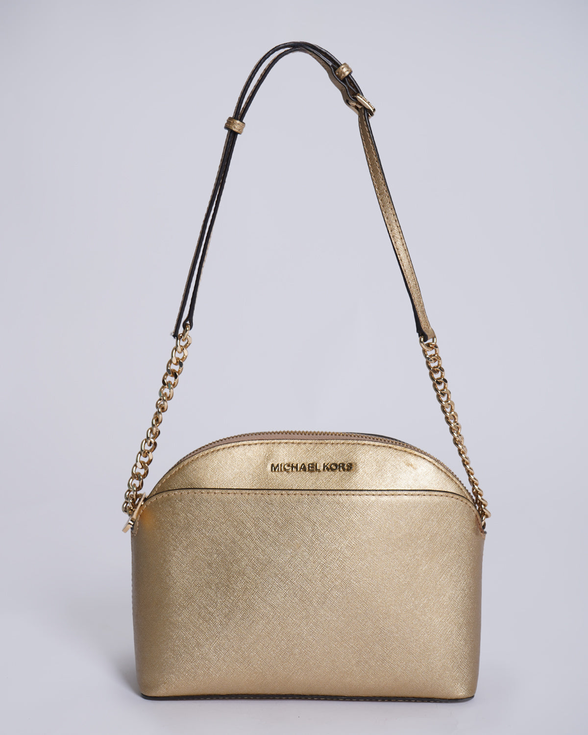 Michael Kors Shoulder Bag In Gold Tone