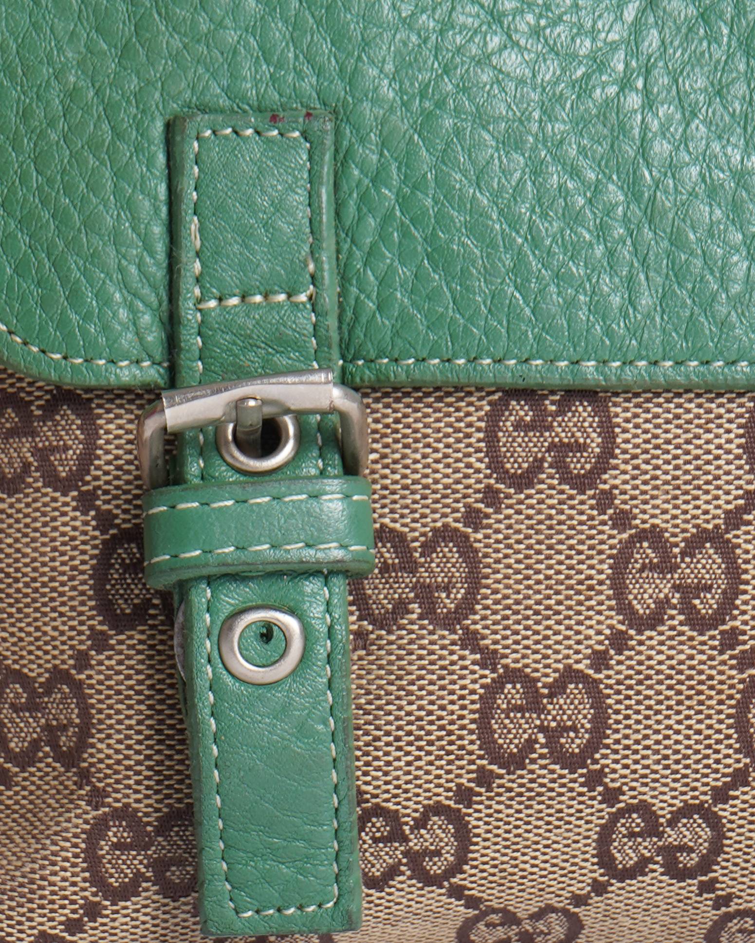 Gucci gg canvas waist bag