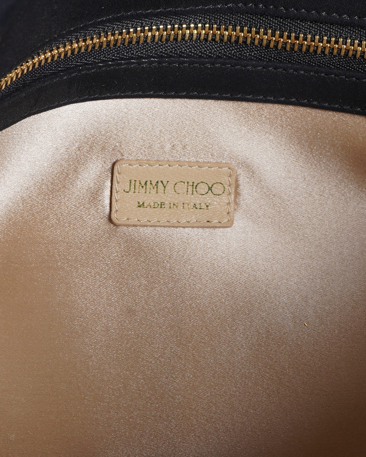 Jimmy Choo Chandra Crystal Embellished Bracelet Suede Clutch