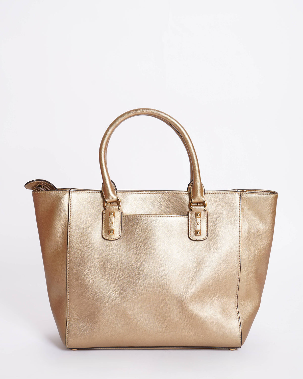 Michael kors savannah gold tote bag
