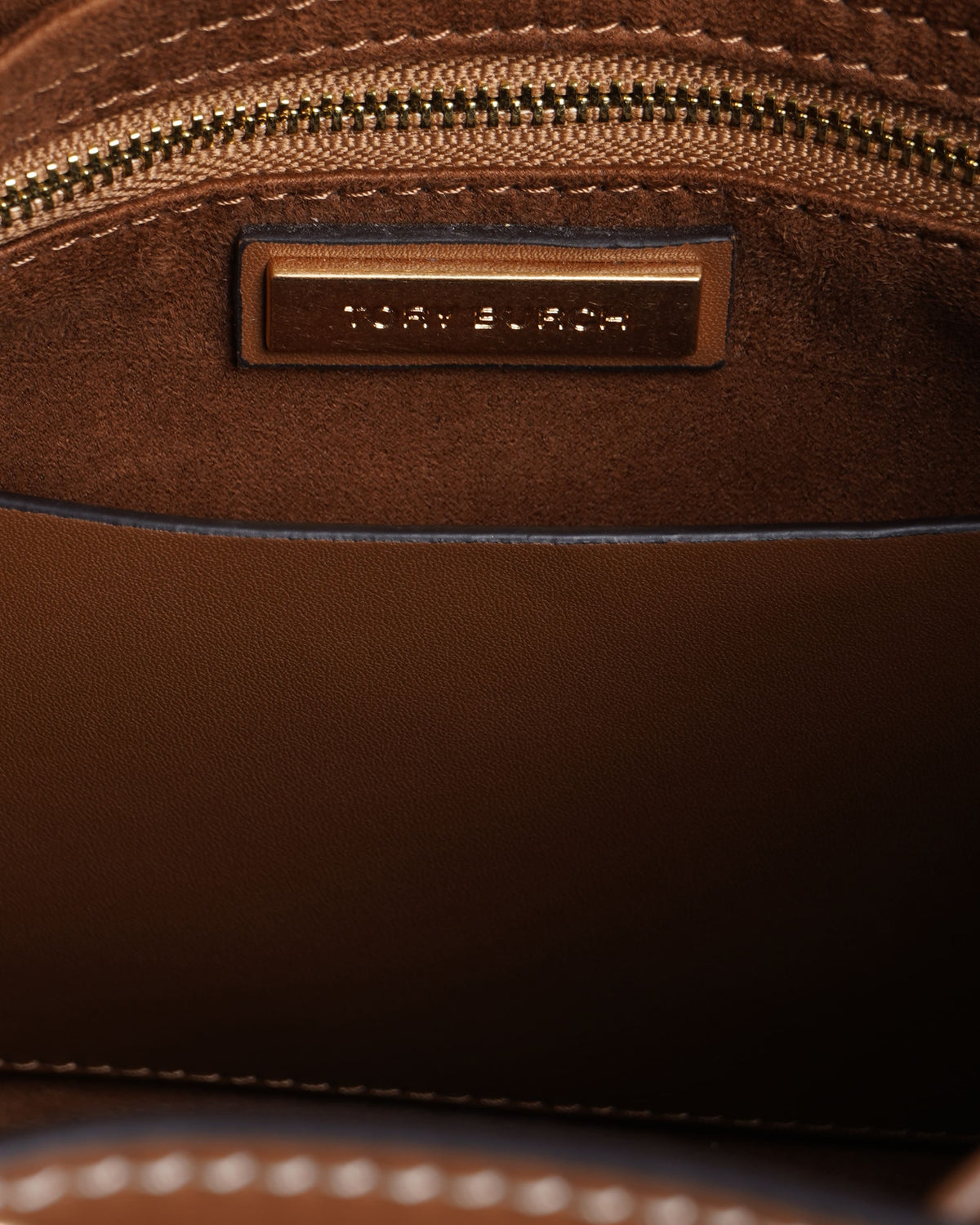 Tory Burch Canvas & Leather Shoulder Bag
