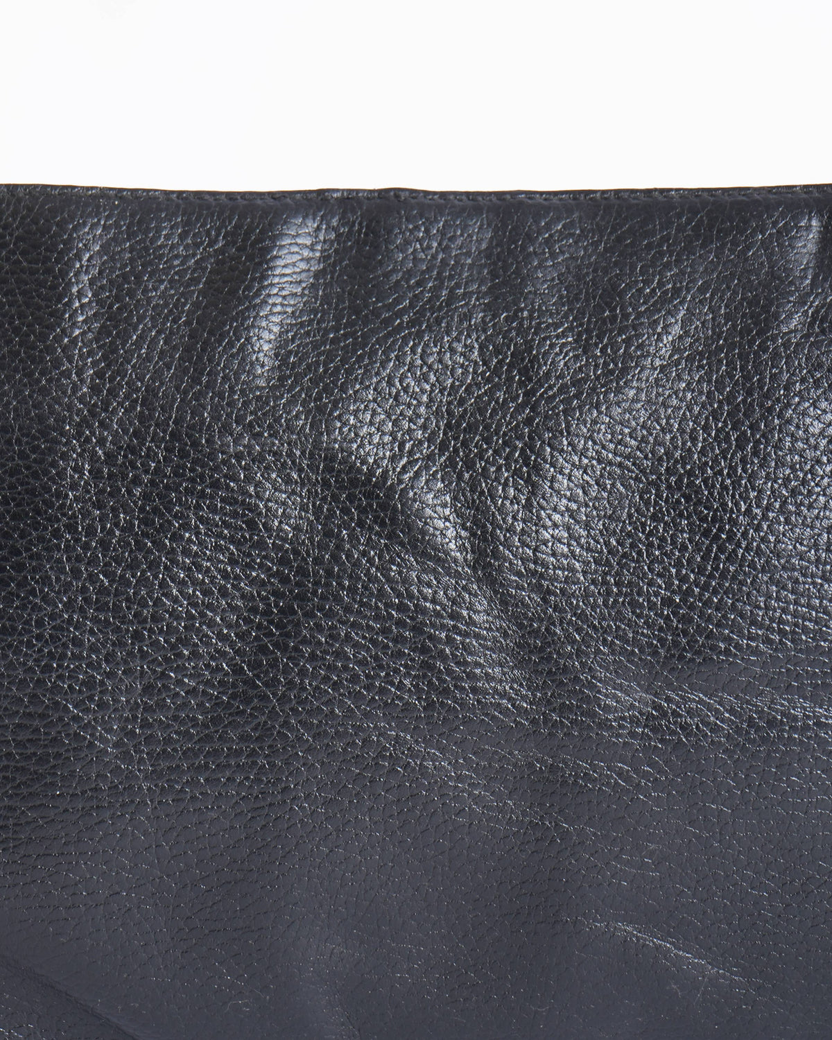 Gucci bamboo pebbled leather bag