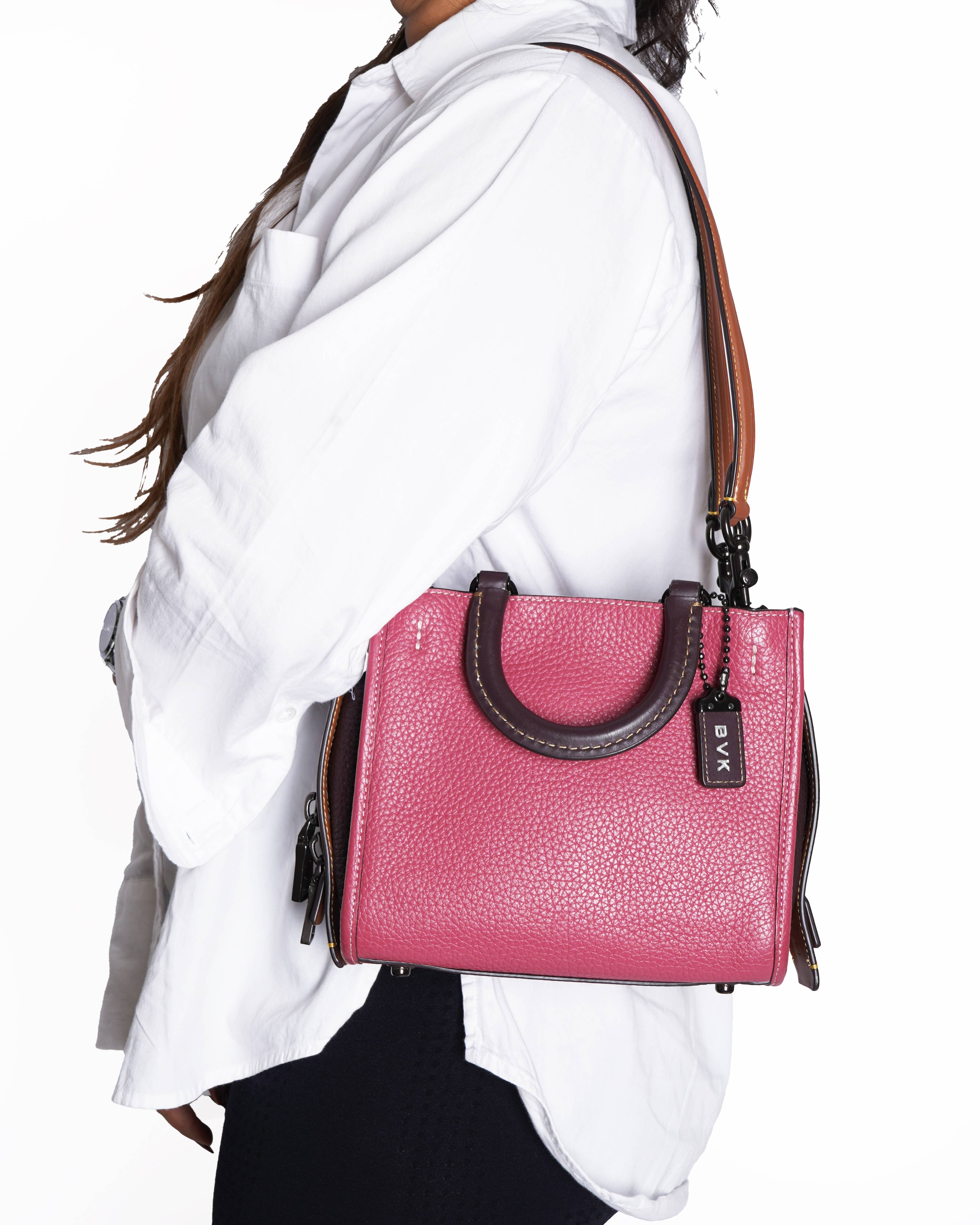 Coach Rogue in colourblock regenerative leather shoulder bag