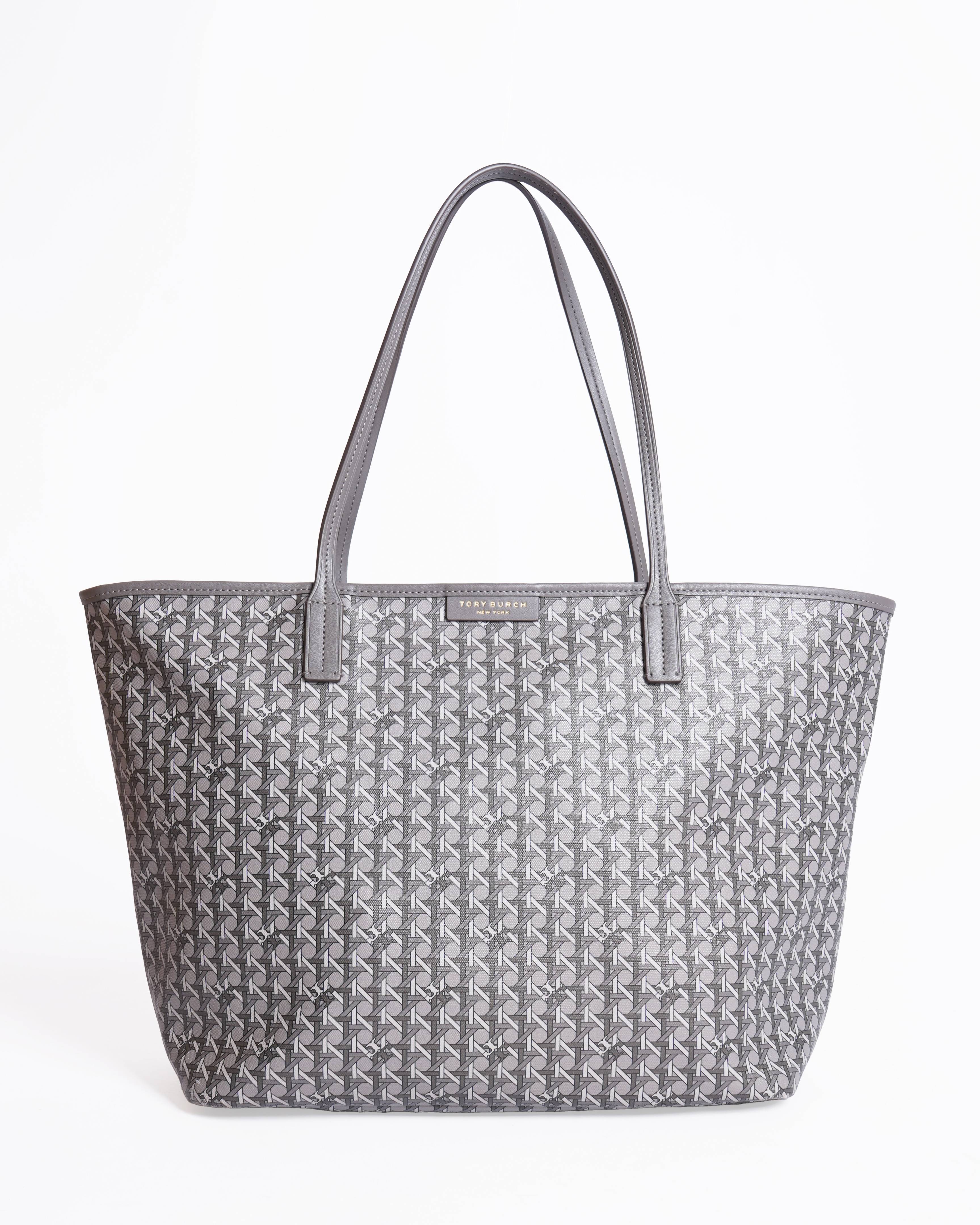 Tory burch ever ready zip Grey tote bag
