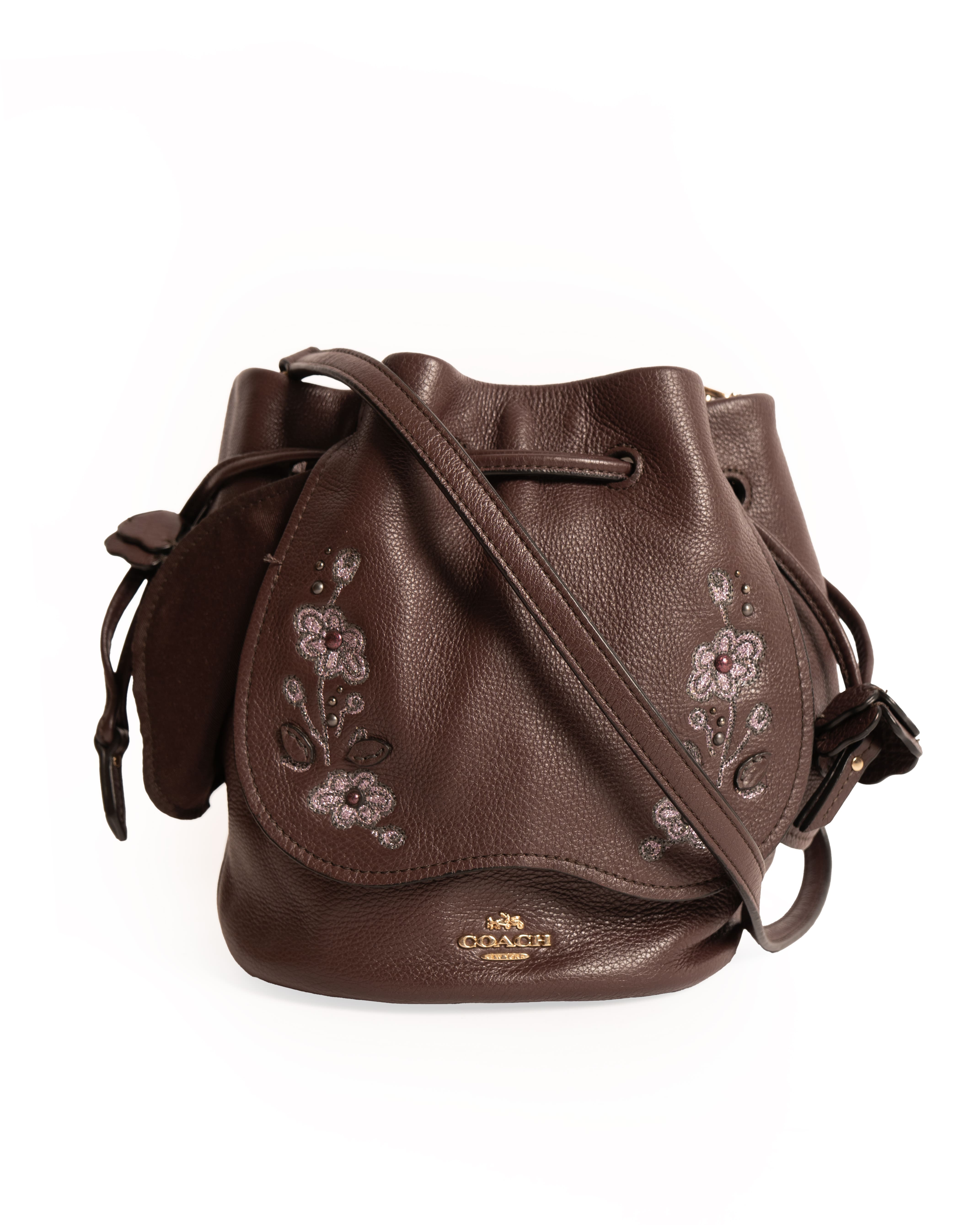 Coach embroidered bag