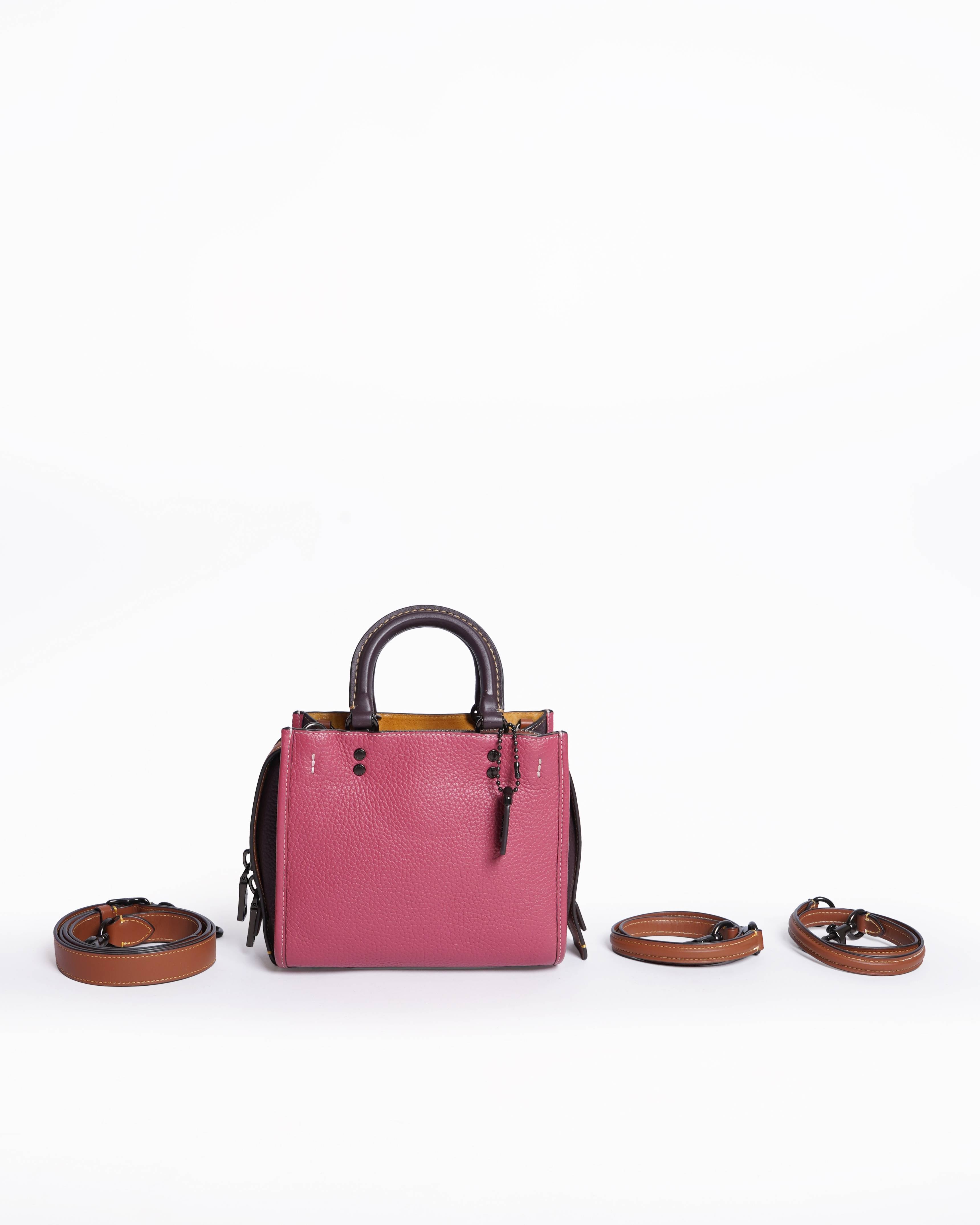 Coach Rogue in colourblock regenerative leather shoulder bag