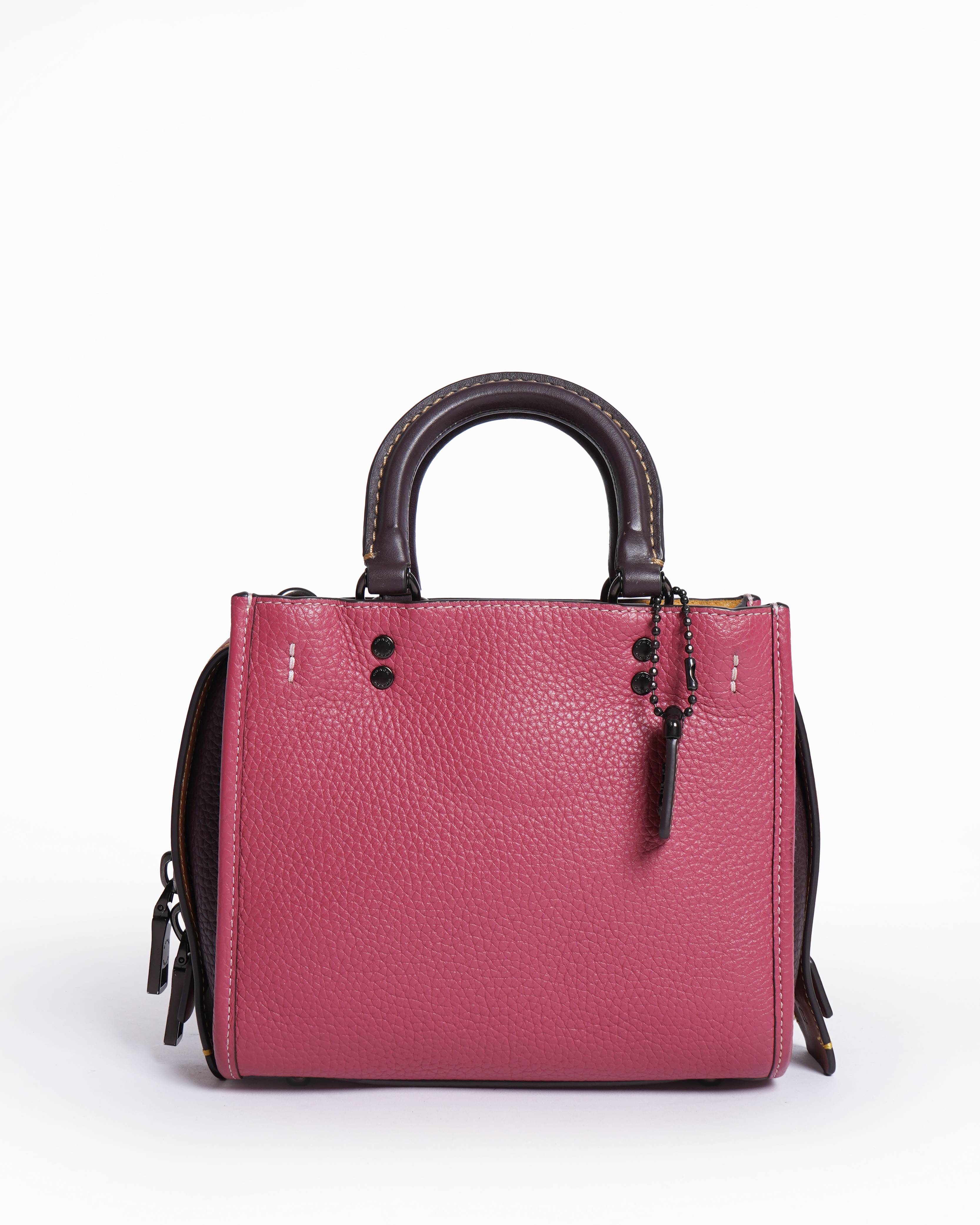Coach Rogue in colourblock regenerative leather shoulder bag