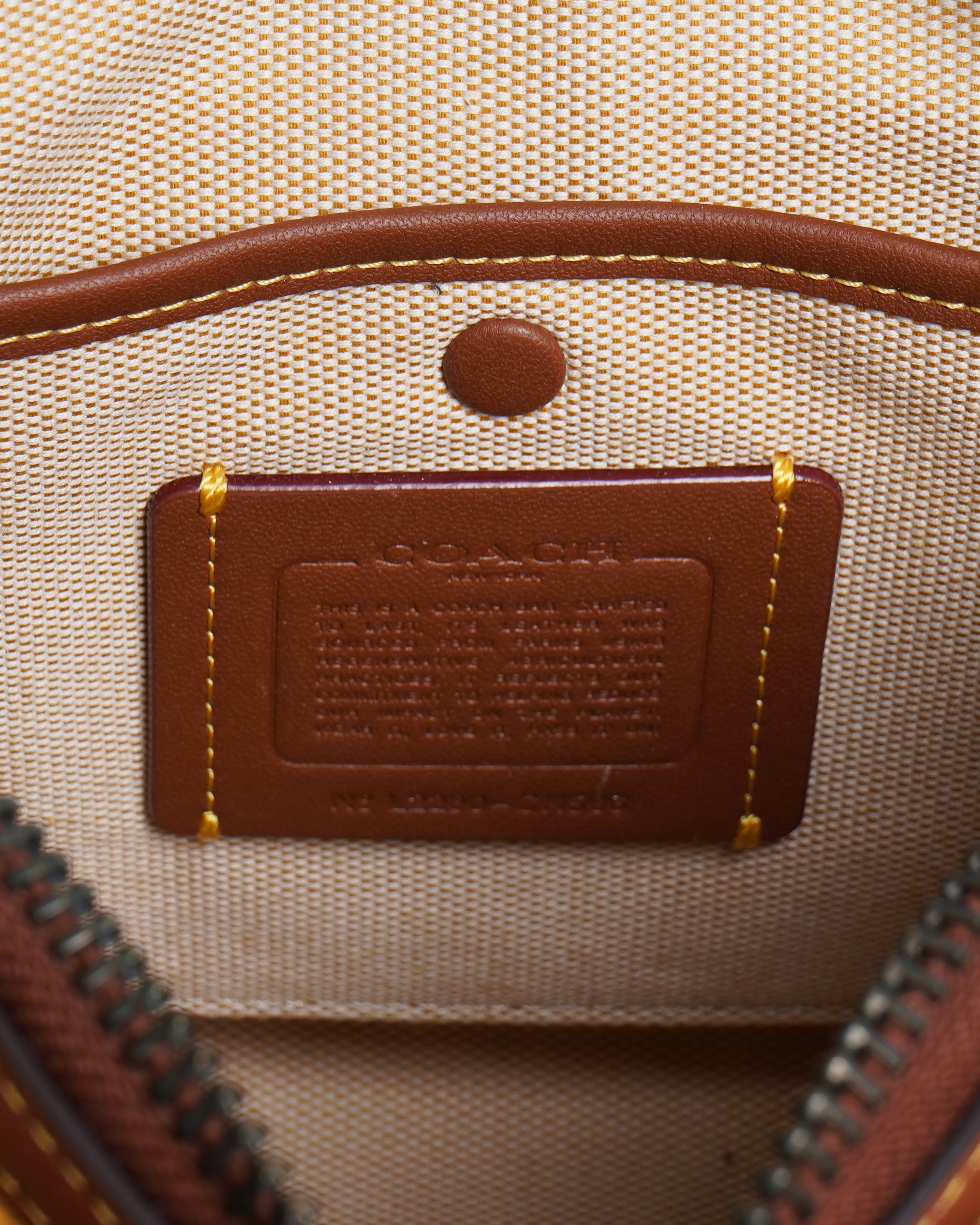 Coach Rogue in colourblock regenerative leather shoulder bag