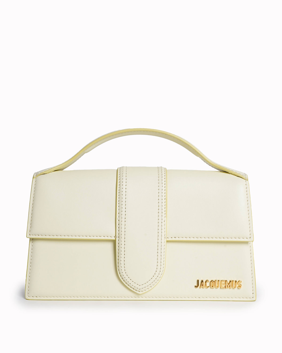 Jacquemus Le Grand Bambino Crossbody Bag in Light Yellow