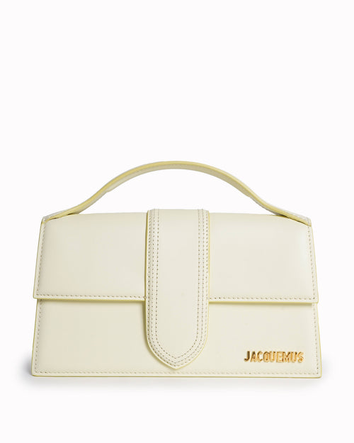 Jacquemus Le Grand Bambino Crossbody Bag in Light Yellow