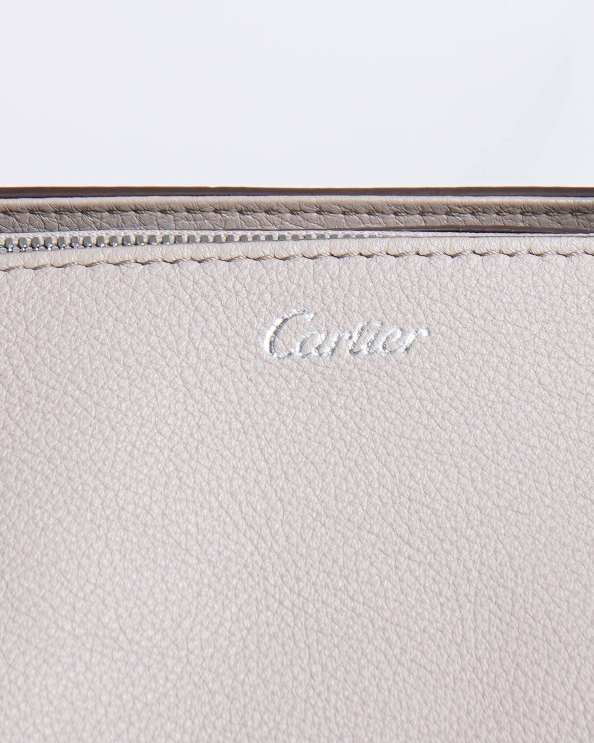 Cartier Beige Leather C De Tote Bag