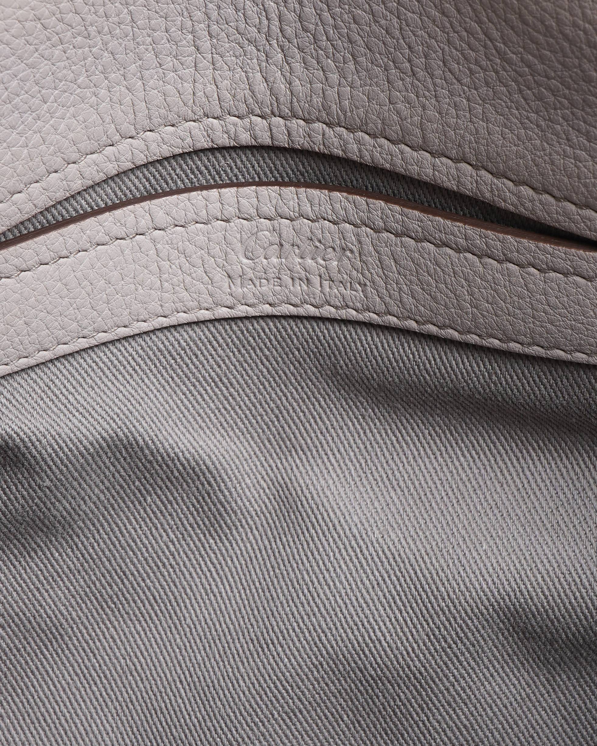 Cartier Beige Leather C De Tote Bag