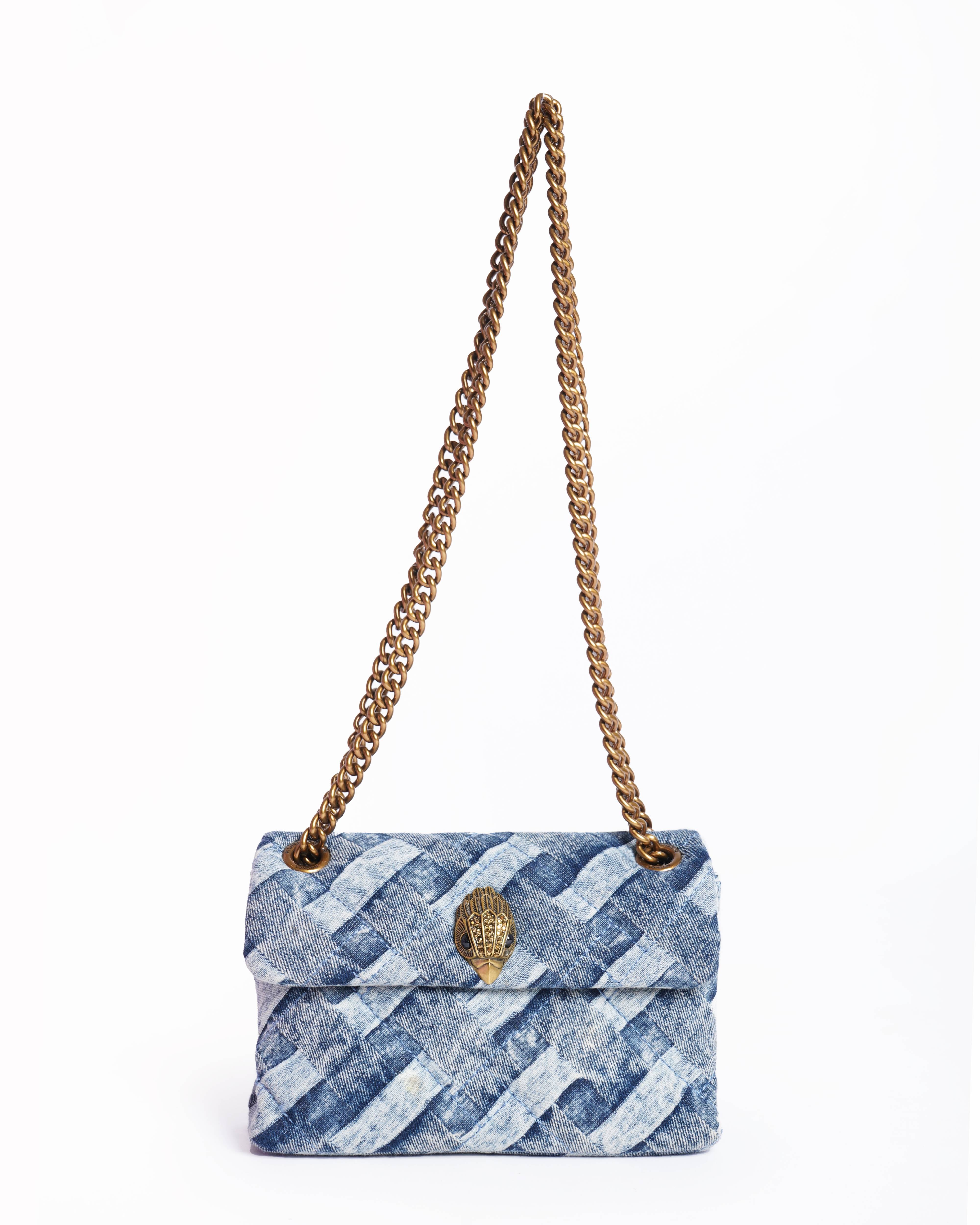 Kurt Geiger denim crossbody bag