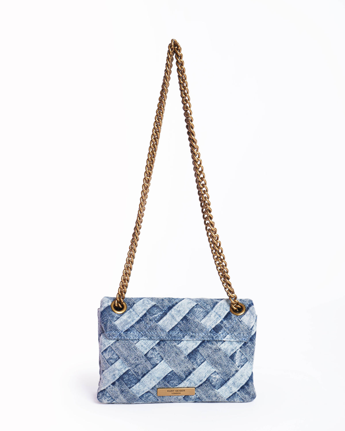 Kurt Geiger denim crossbody bag