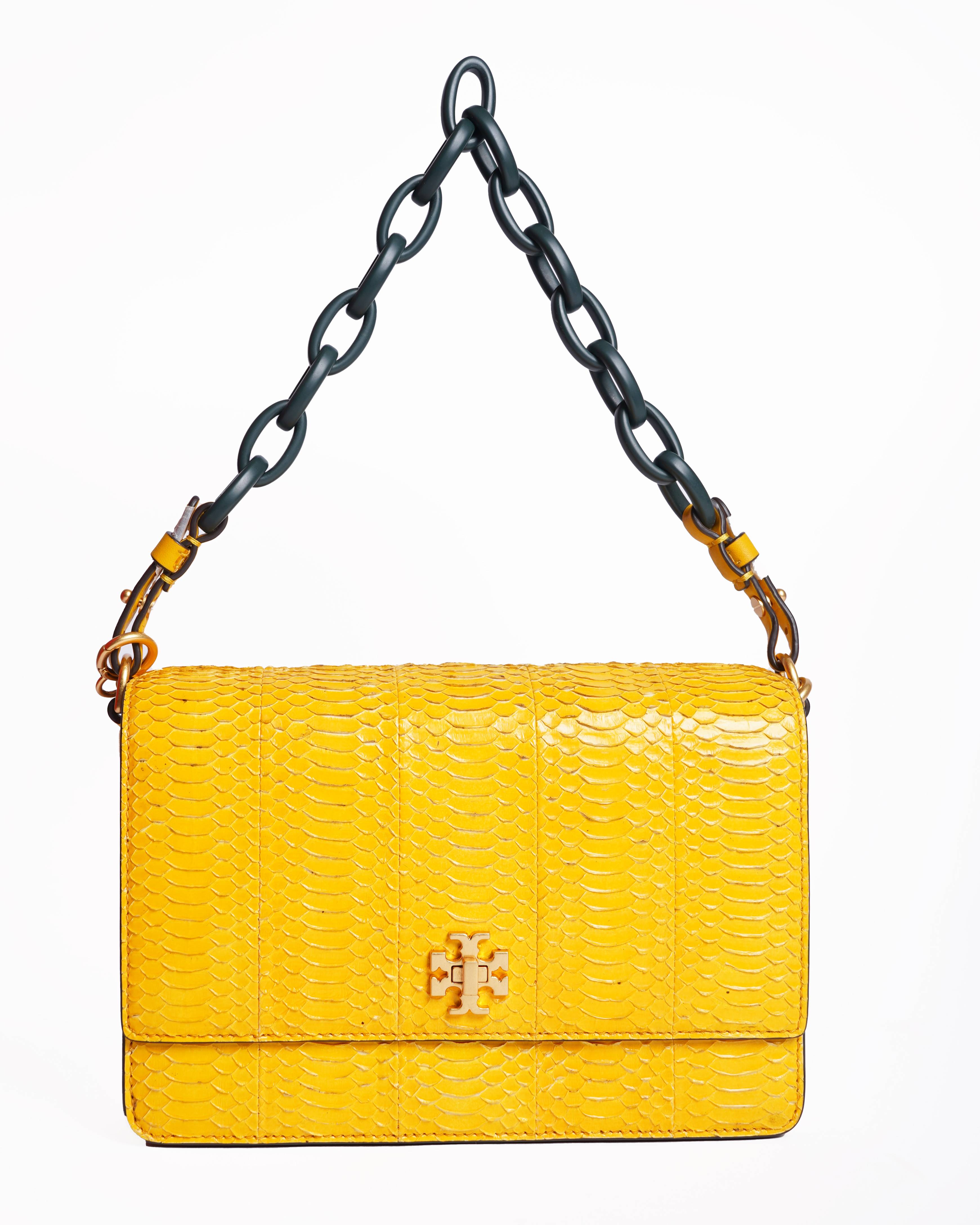 New Tory Burch Kira Crossbody Bag In Yellow