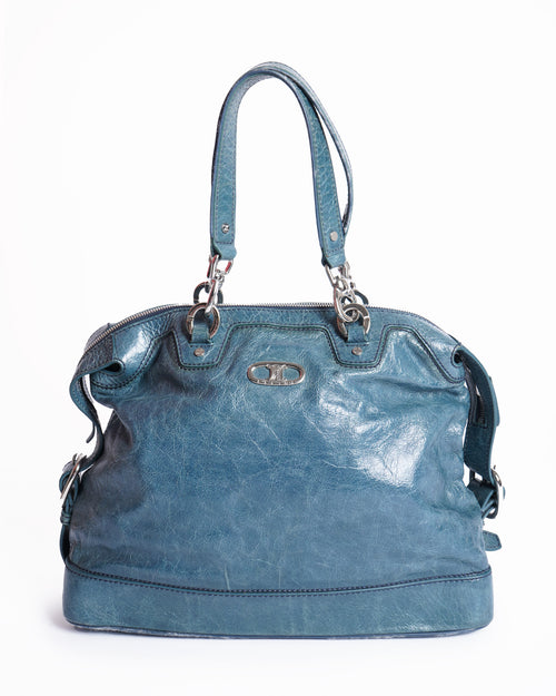 Celine Blue Shoulder Bag