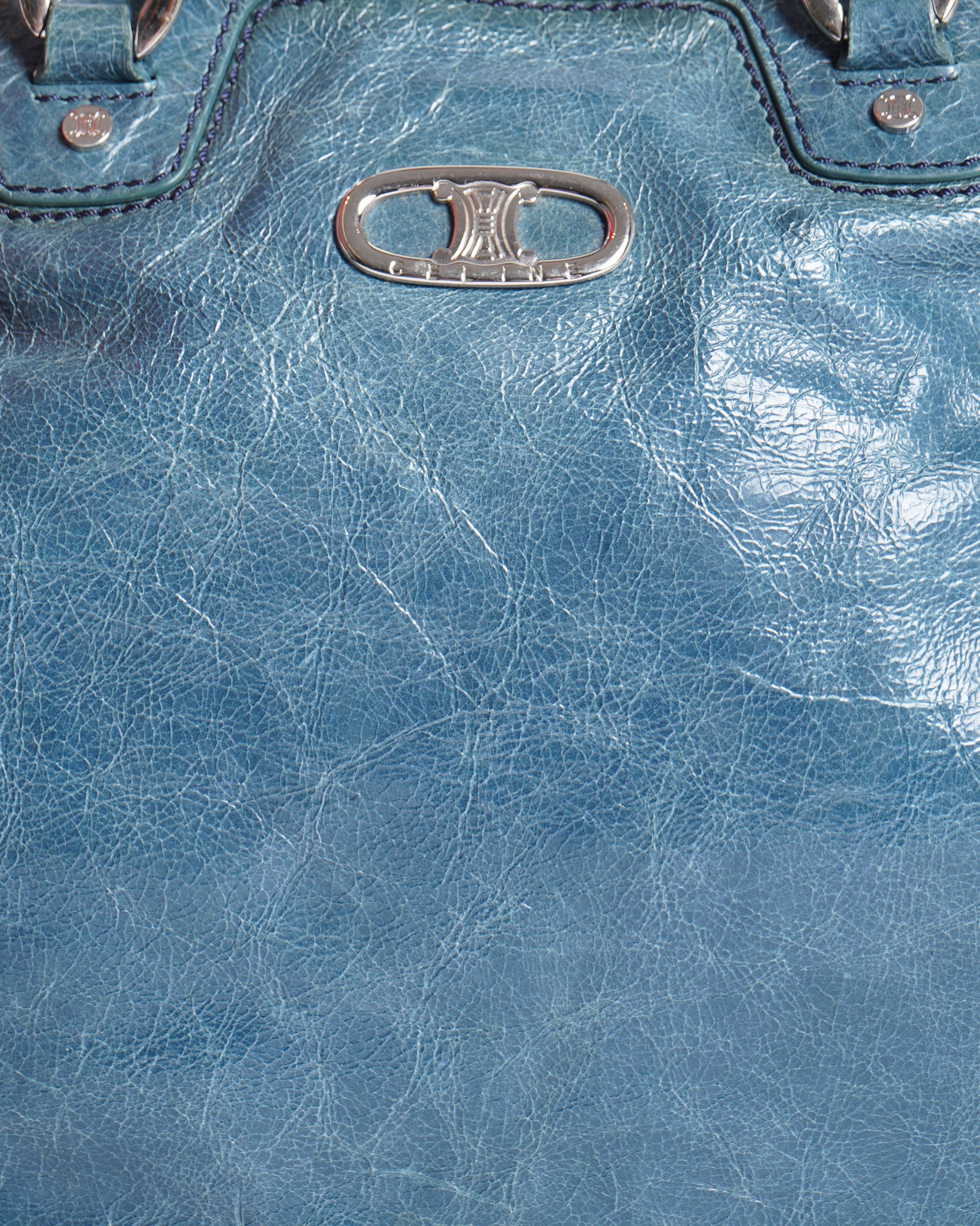 Celine Blue Shoulder Bag