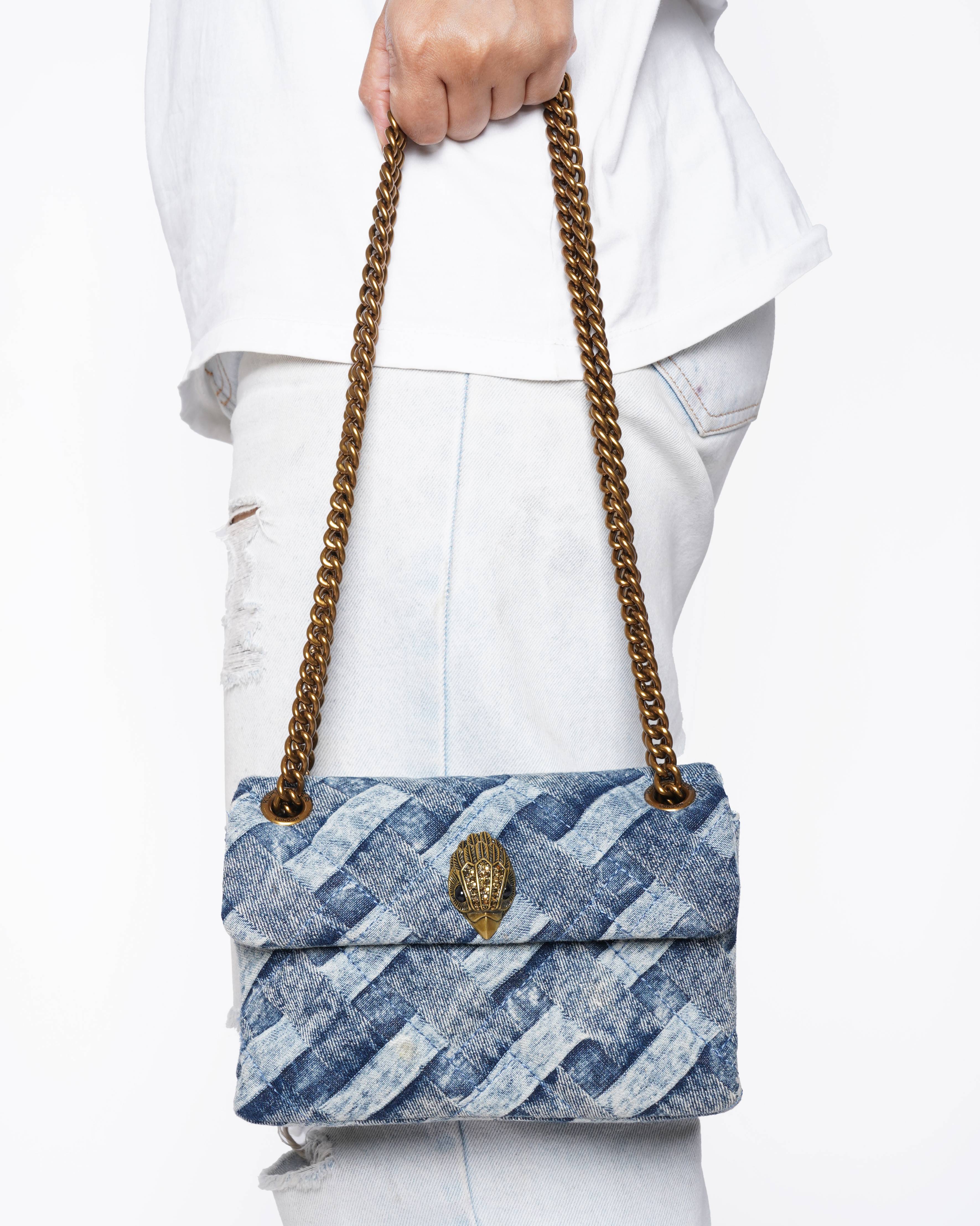 Kurt Geiger denim crossbody bag