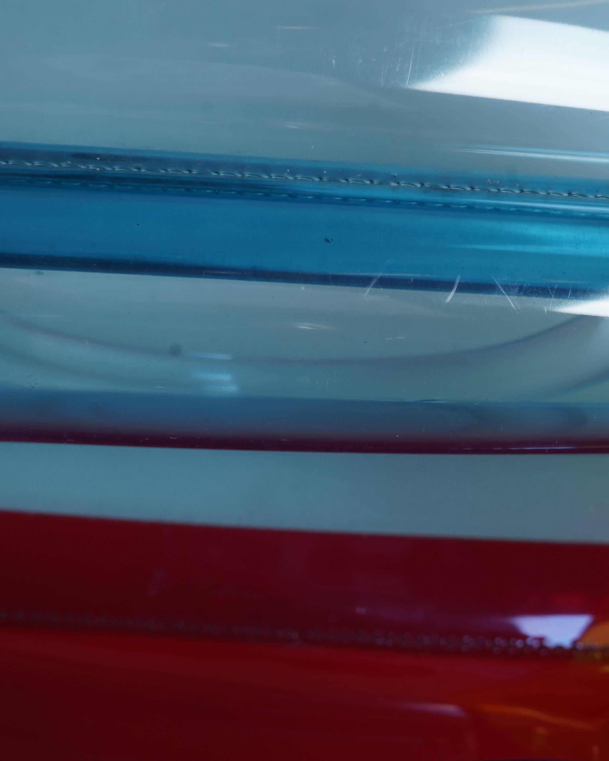 Boyy Karl 24 color block pvc top handle bag