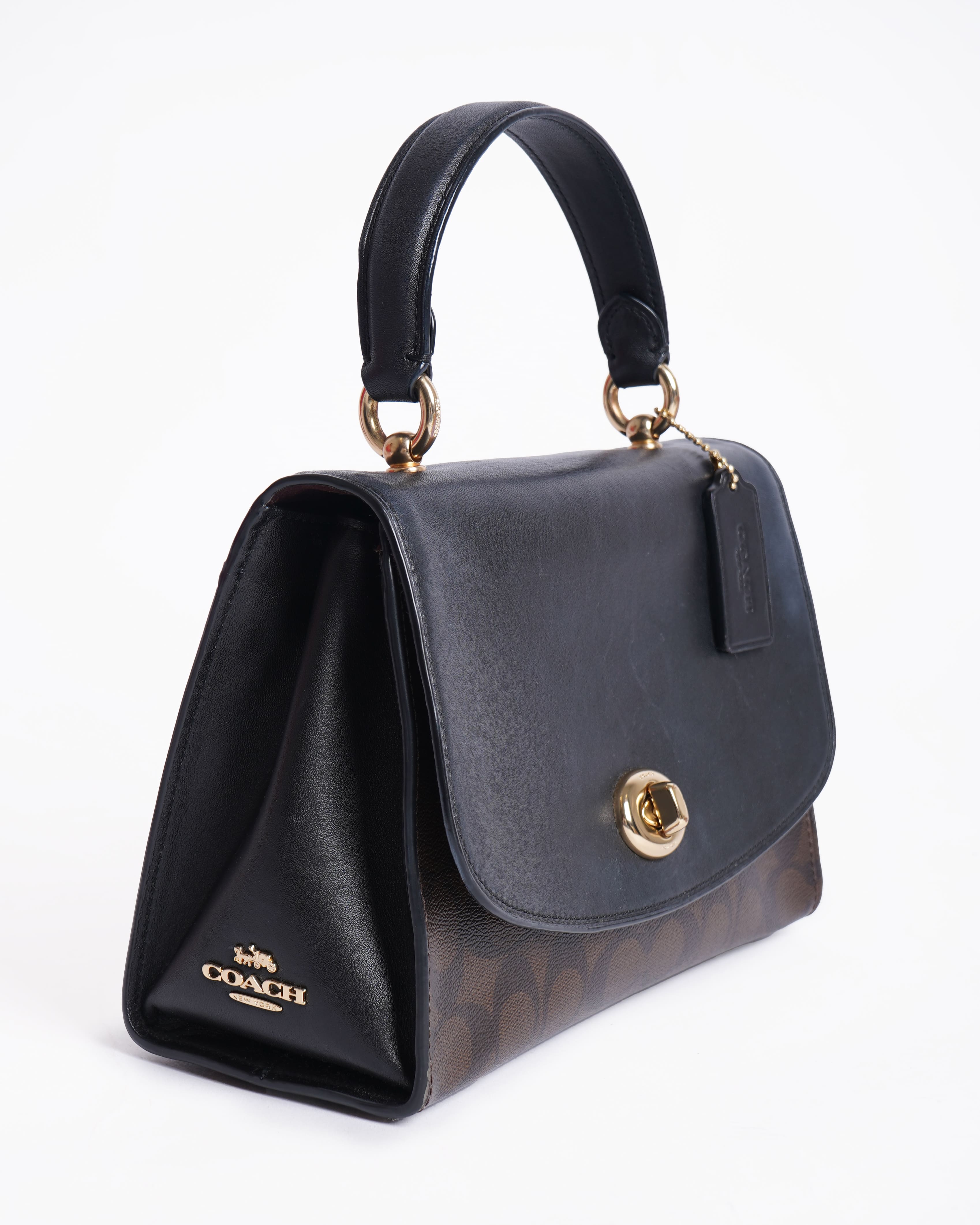 Coach 
Tilly Top Handle Satchel With Signature Canvas