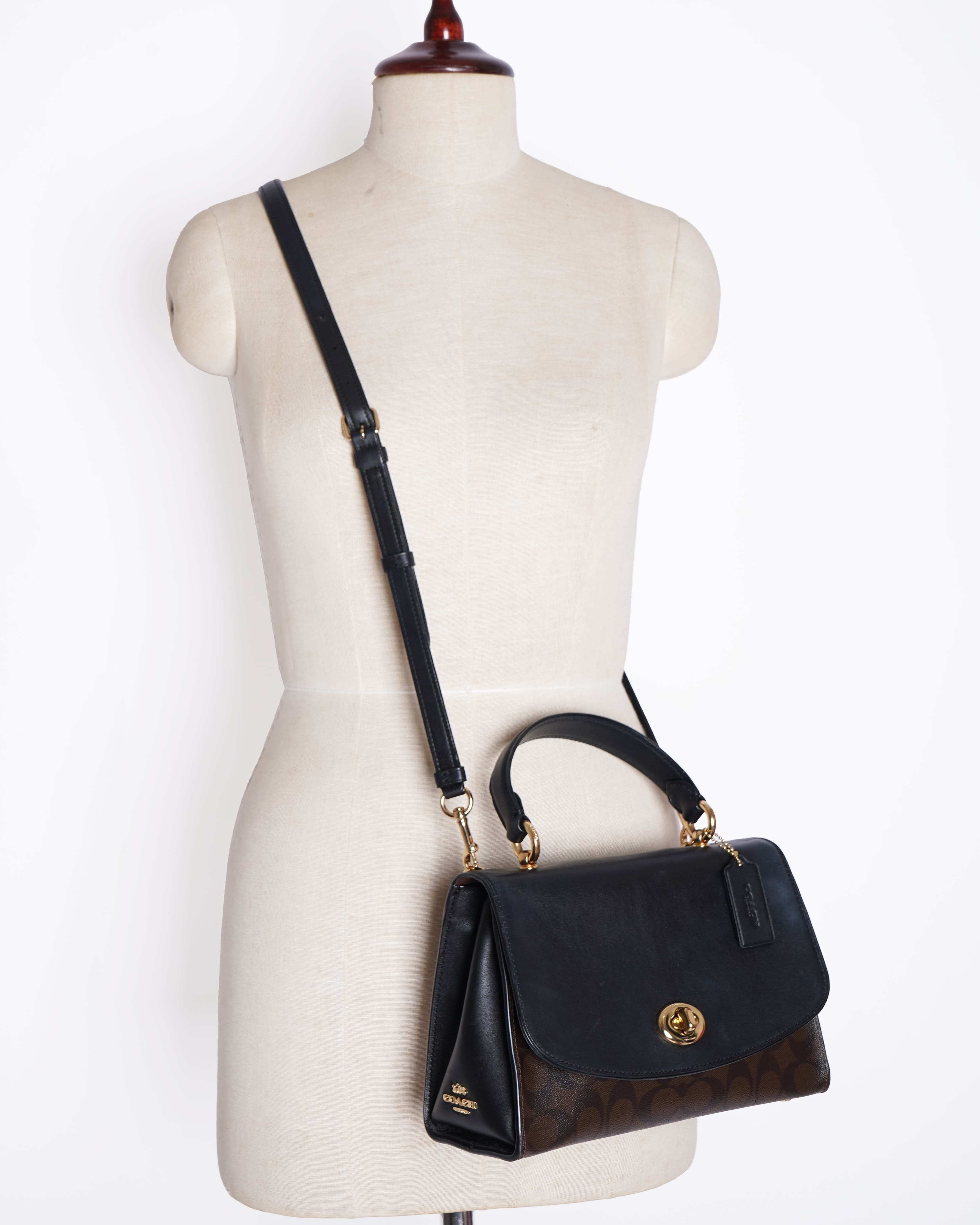 Coach 
Tilly Top Handle Satchel With Signature Canvas