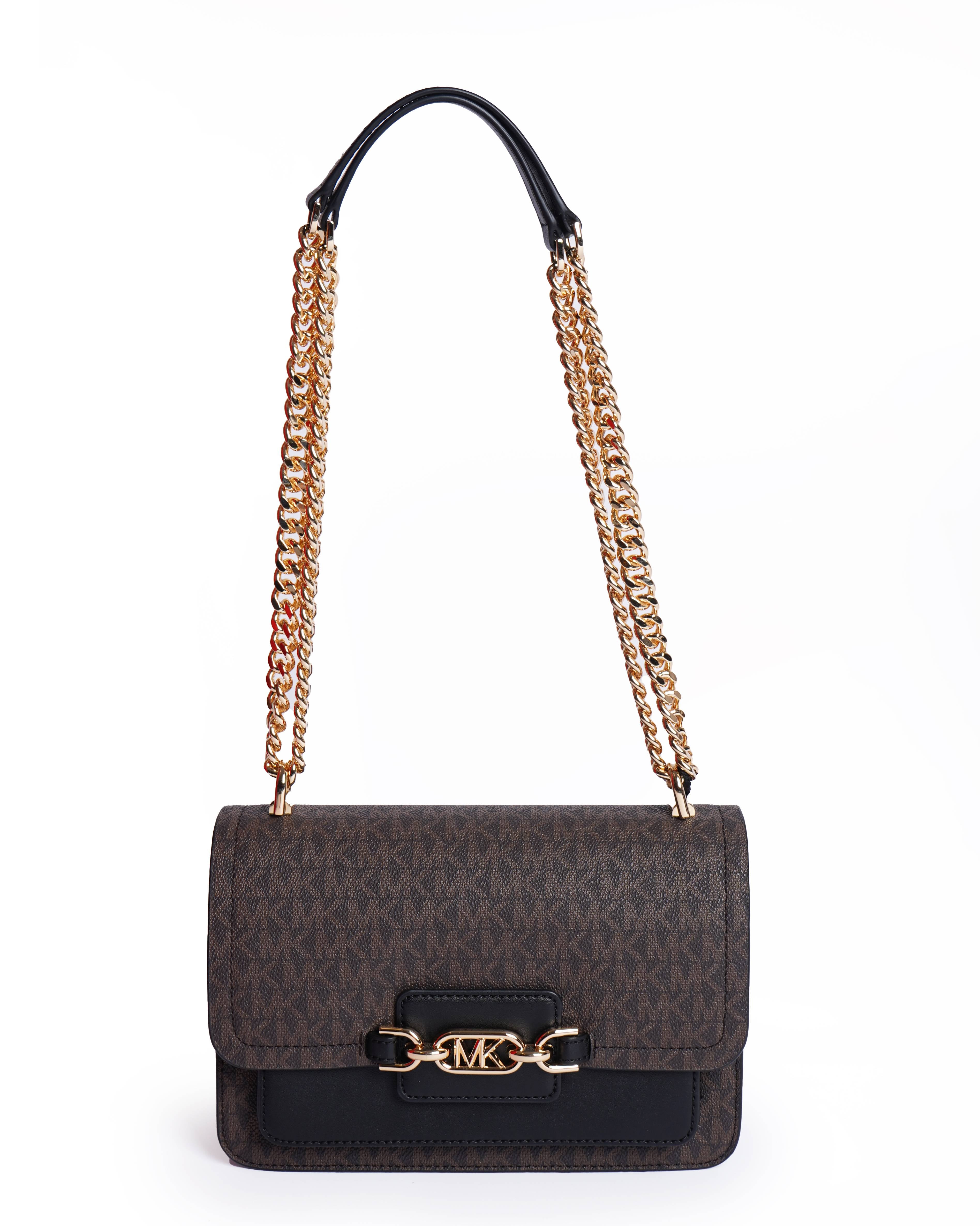 New Michael kors Heather logo shoulder bag