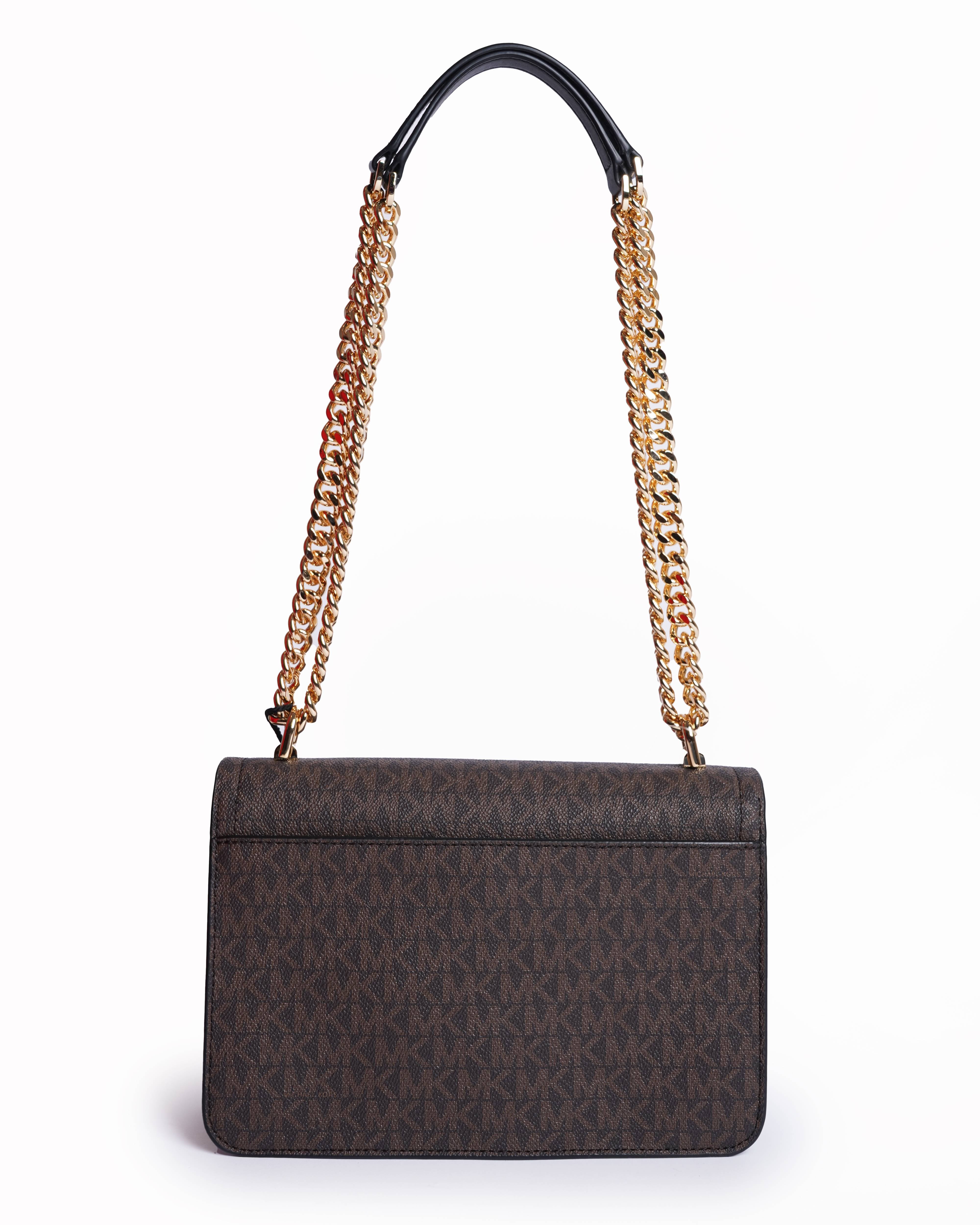 New Michael kors Heather logo shoulder bag
