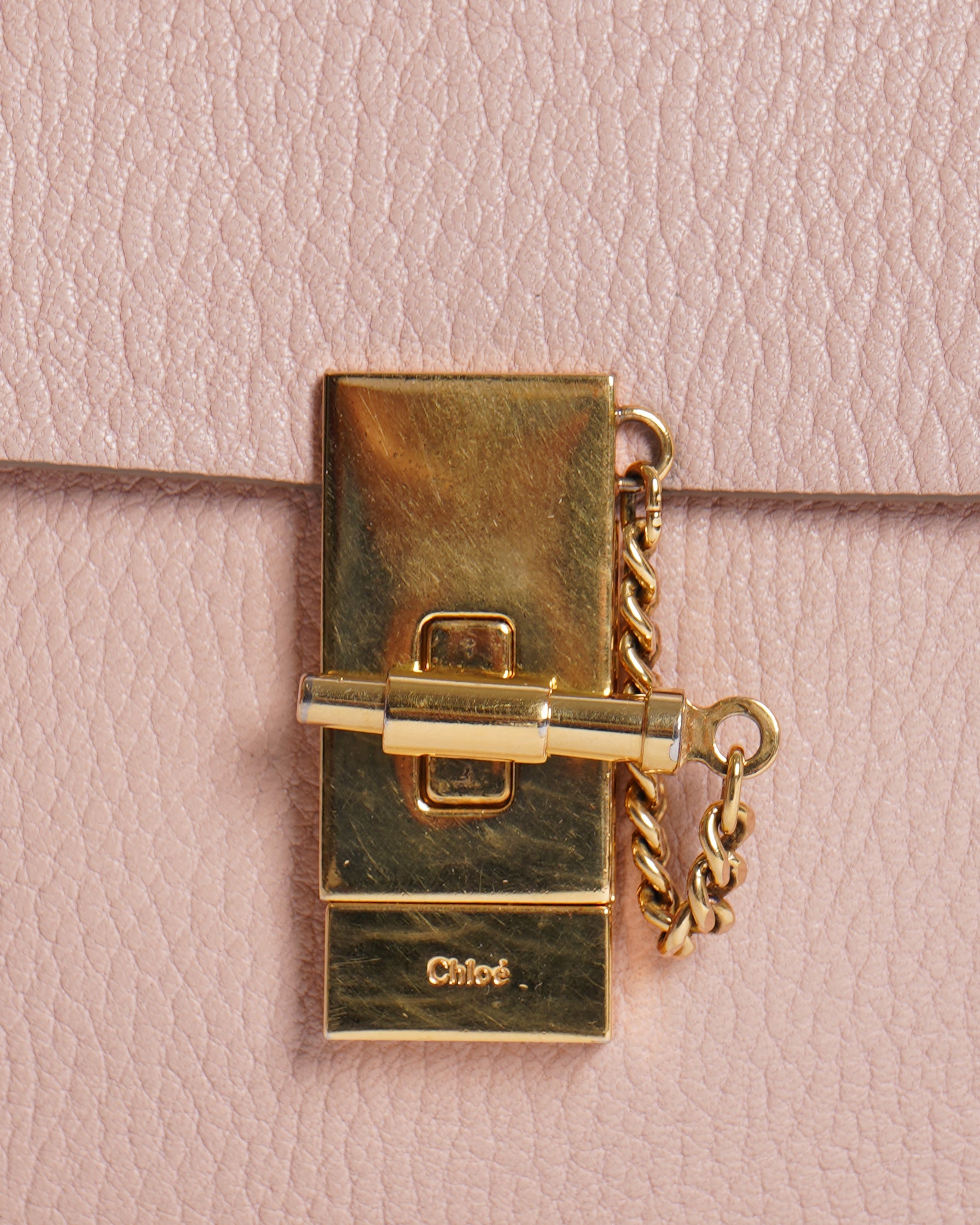 Chloe Powder Pink Drew Crossbody Bag
