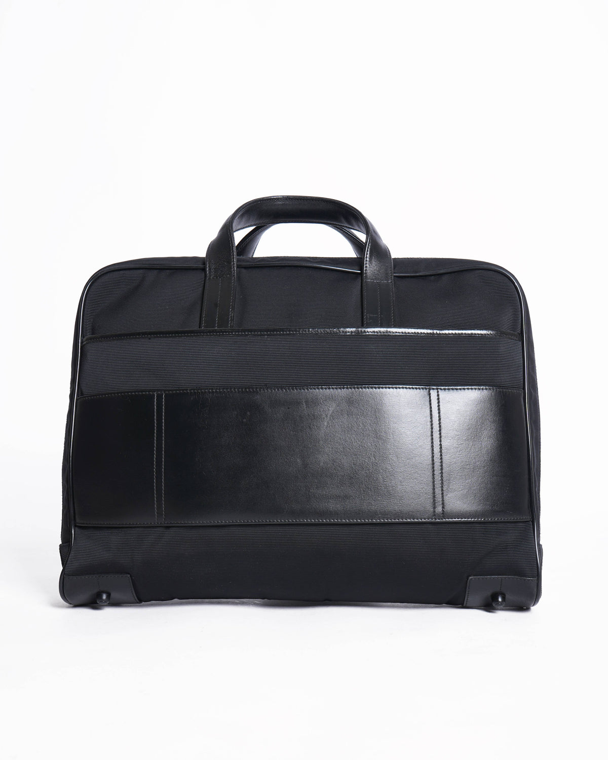 Montblanc black canvas and leather  Nightflight briefcase