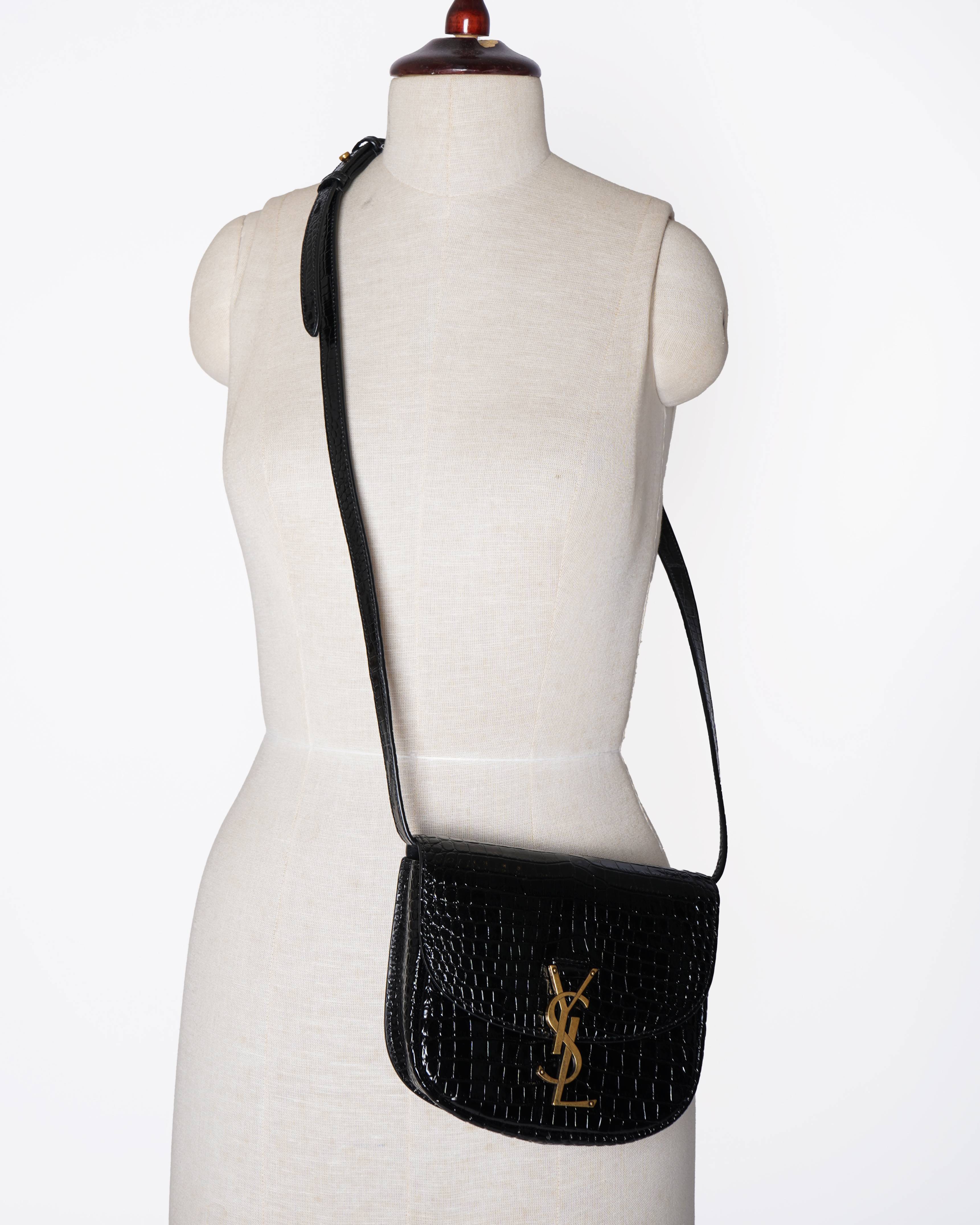 New Saint Laurent Kia Leather Crossbody Bag