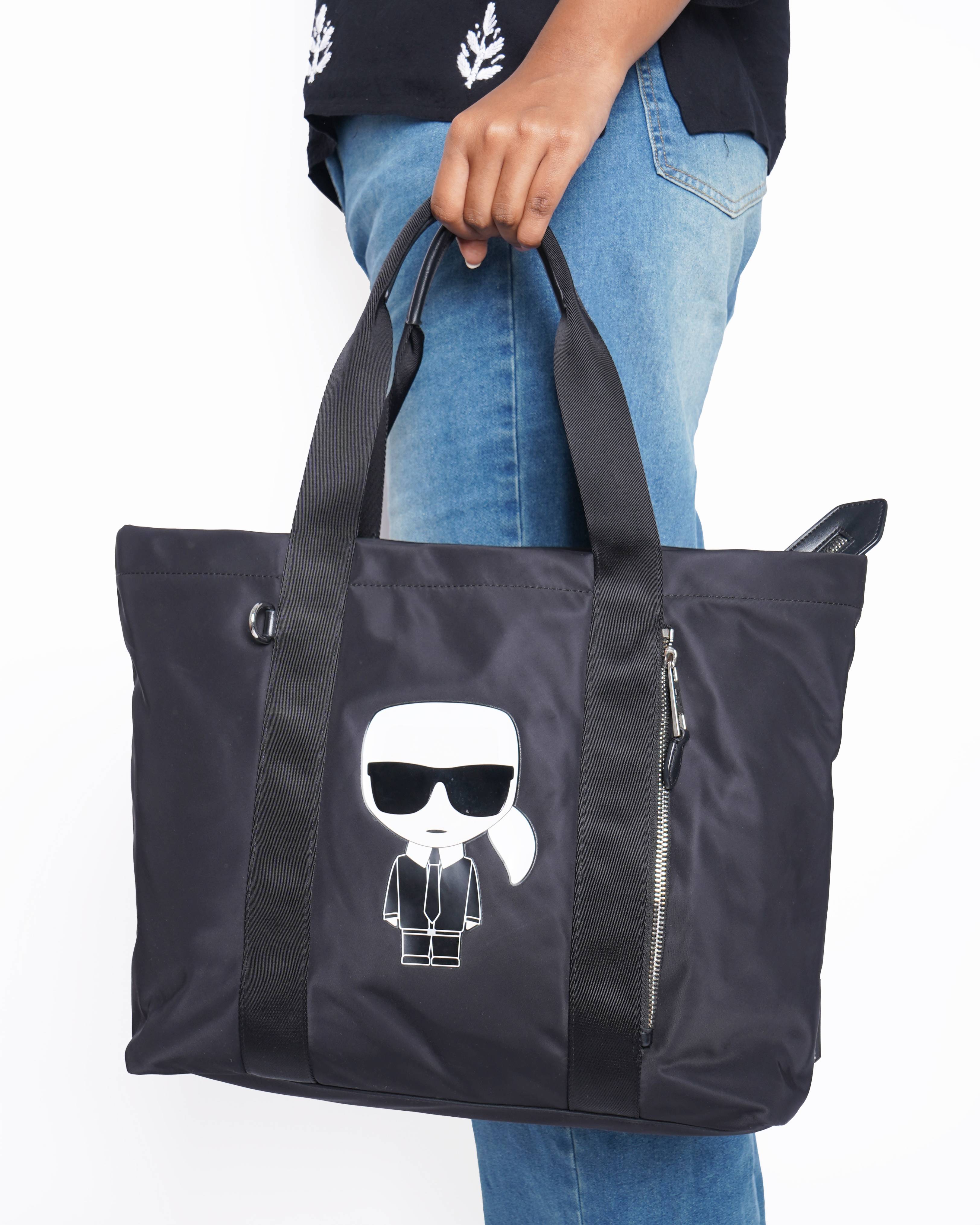 New Karl Lagerfeld black tote bag