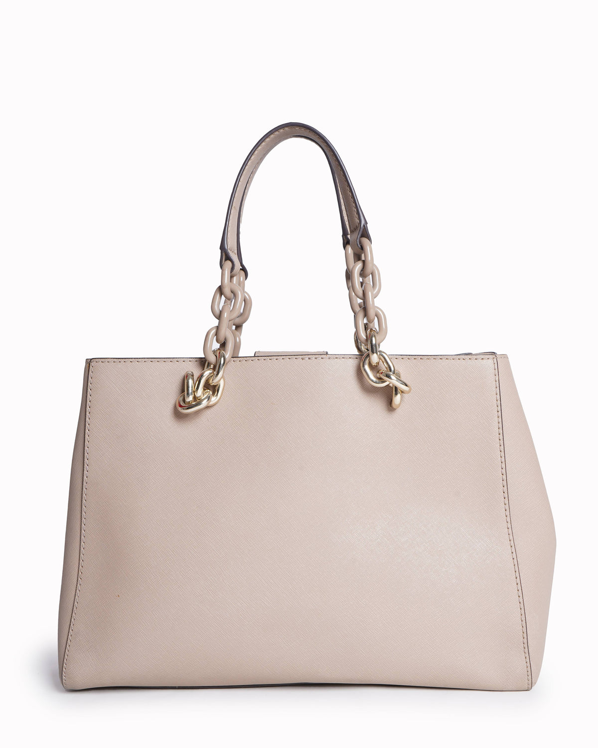 Michael Kors Chain-Detail Shoulder Bag in Saffiano Leather