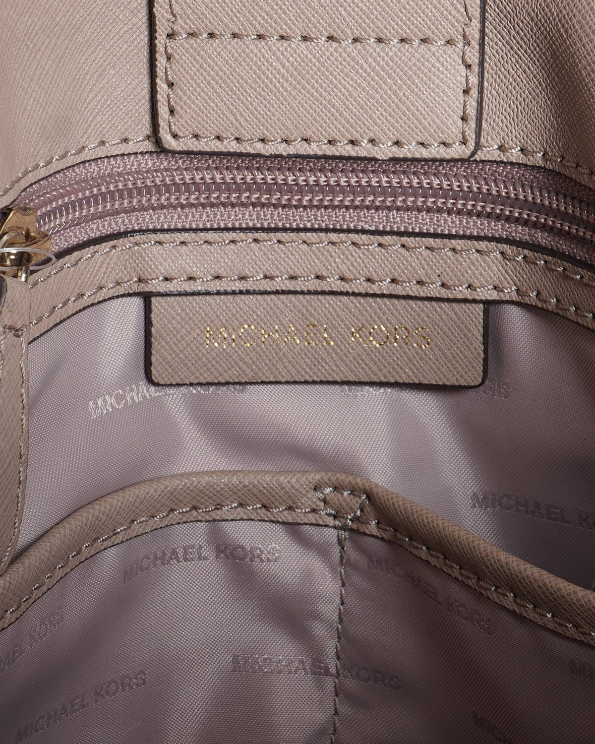Michael Kors Chain-Detail Shoulder Bag in Saffiano Leather
