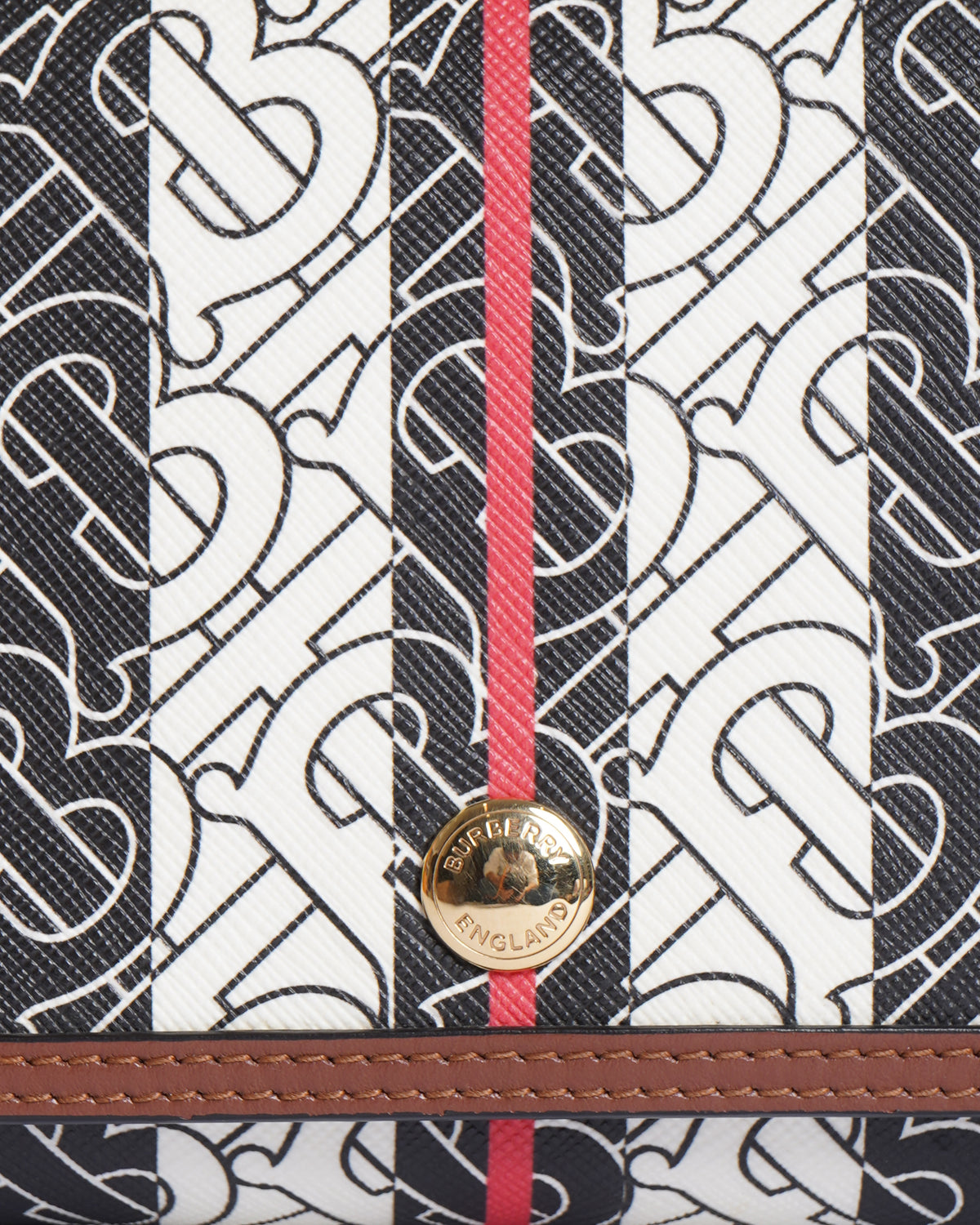 Burberry TB monogram printed note bag