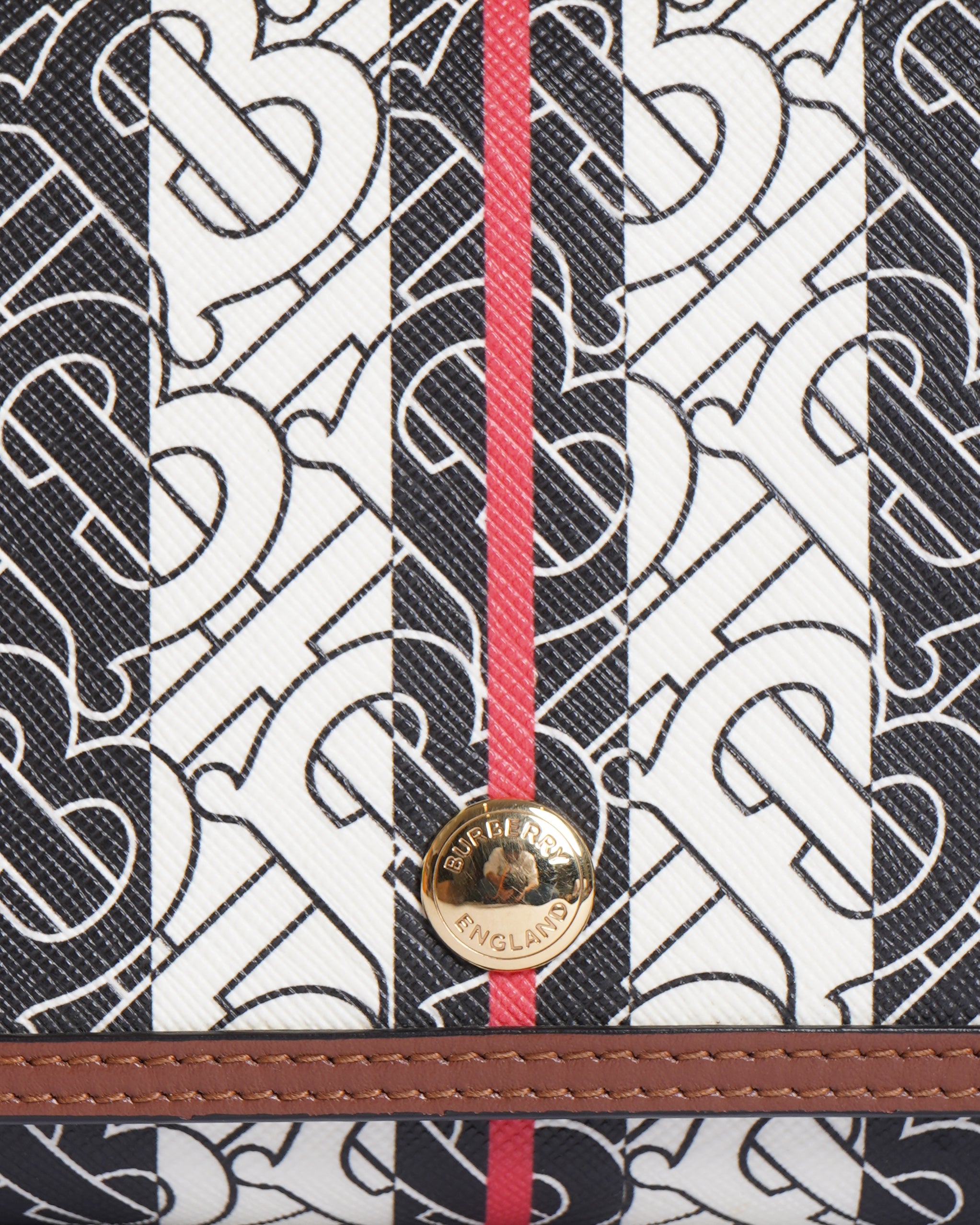 Burberry TB monogram printed note bag