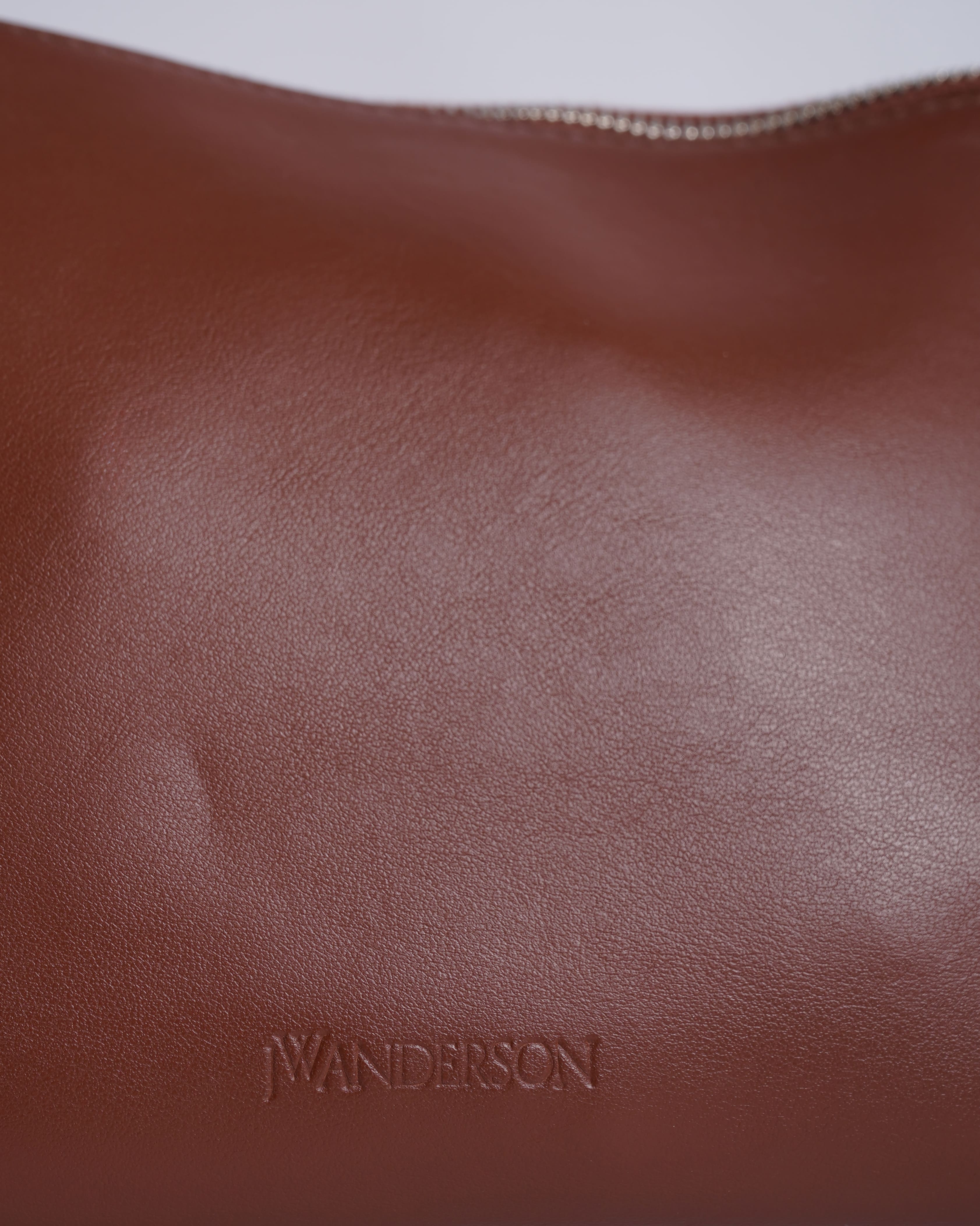 JW Anderson Brown Leather Crossbody Bag