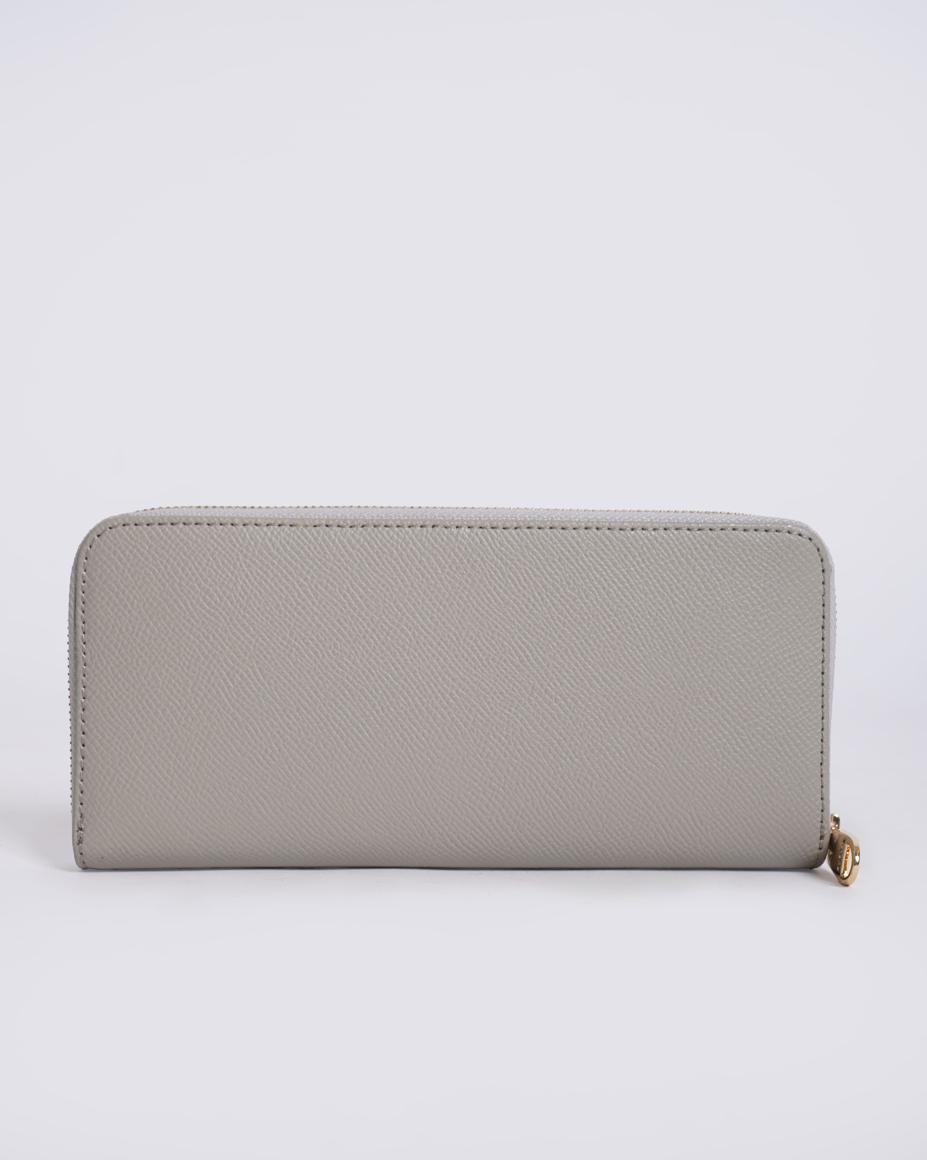 New FURLA Leather Zip Around Wallet