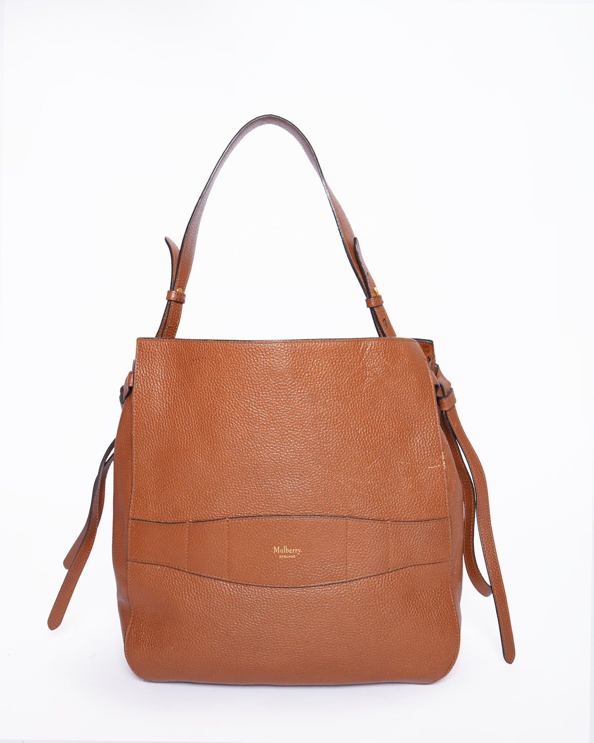 Mulberry Pebbled Leather Shoulder Bag In Brown