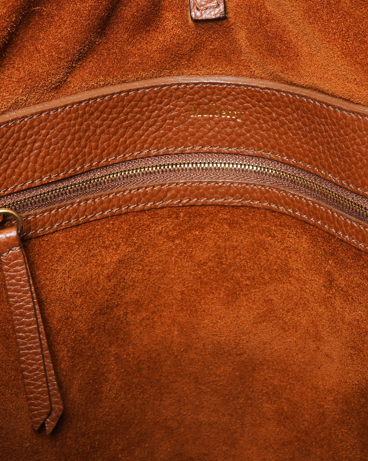 Mulberry Pebbled Leather Shoulder Bag In Brown