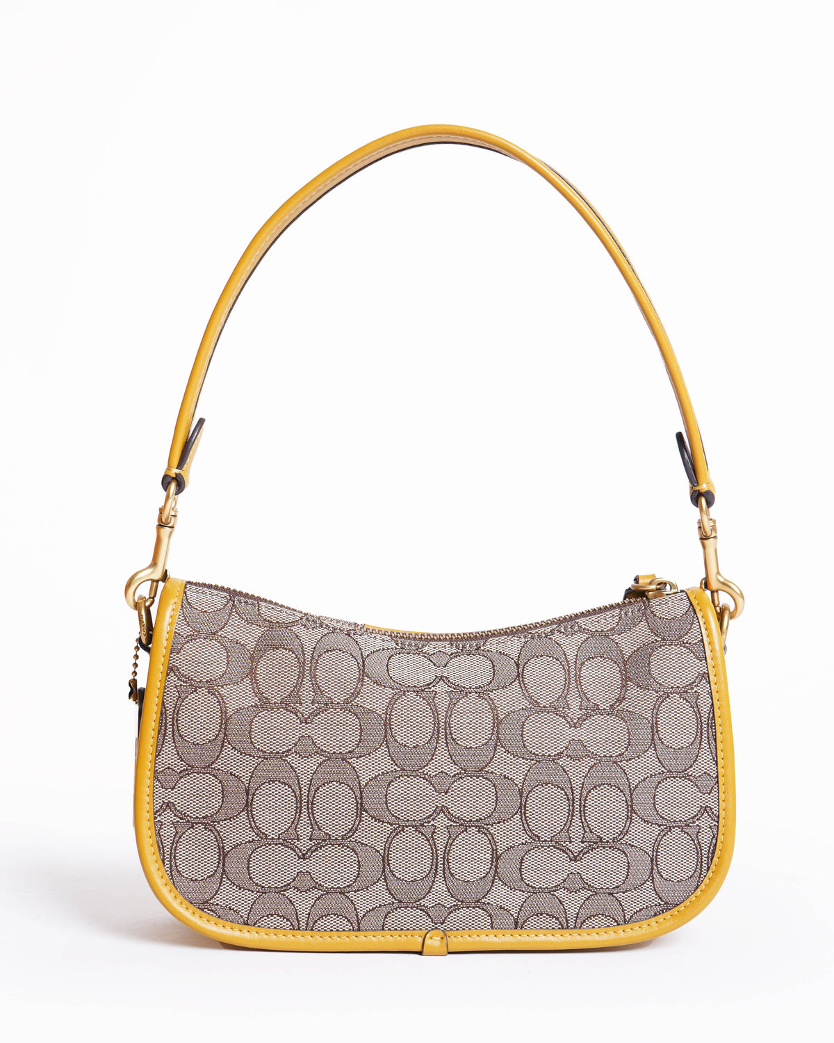 Coach swinger signature jacqurd shoulder bag