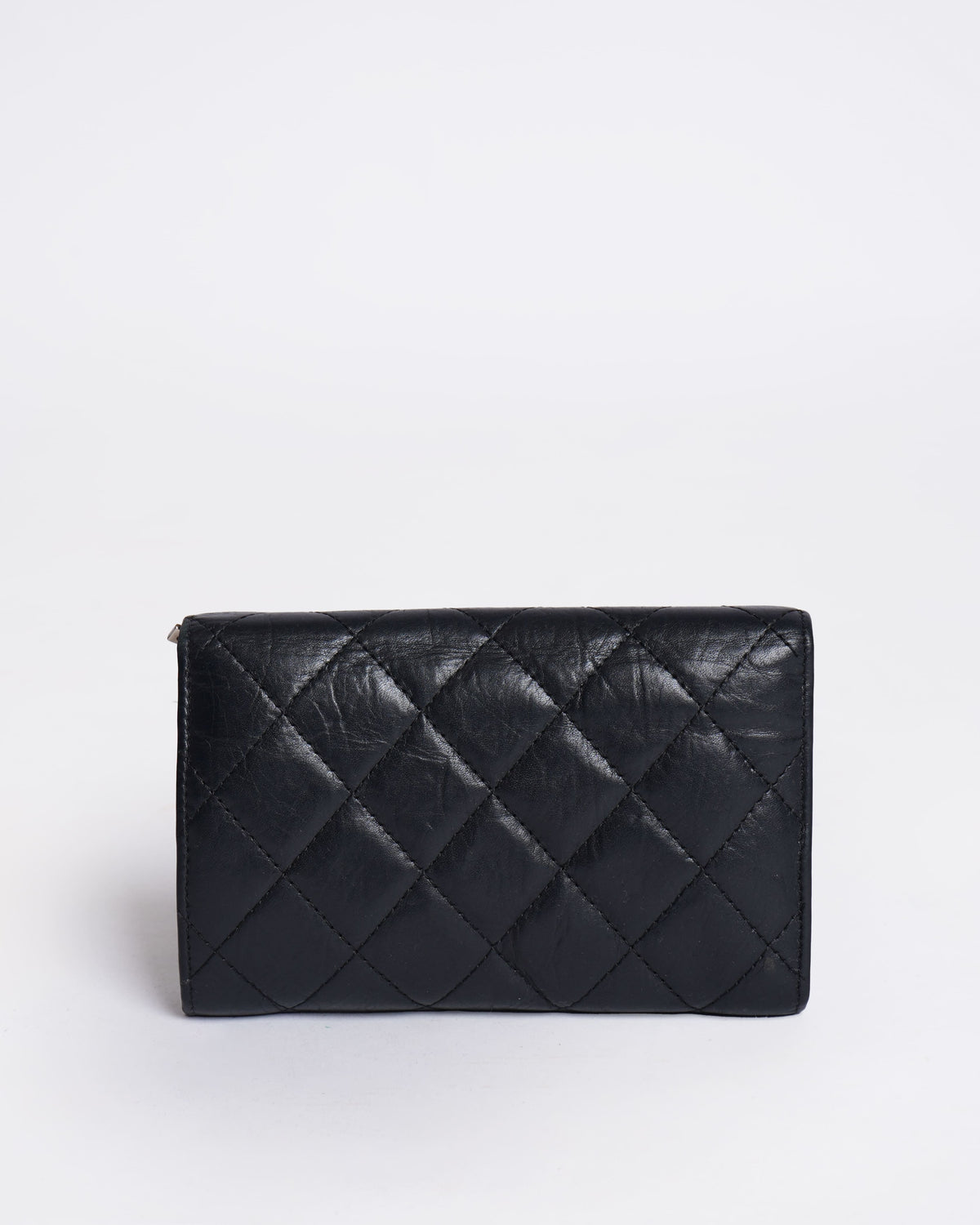 Chanel Quilted Leather Women's Wallet In Black