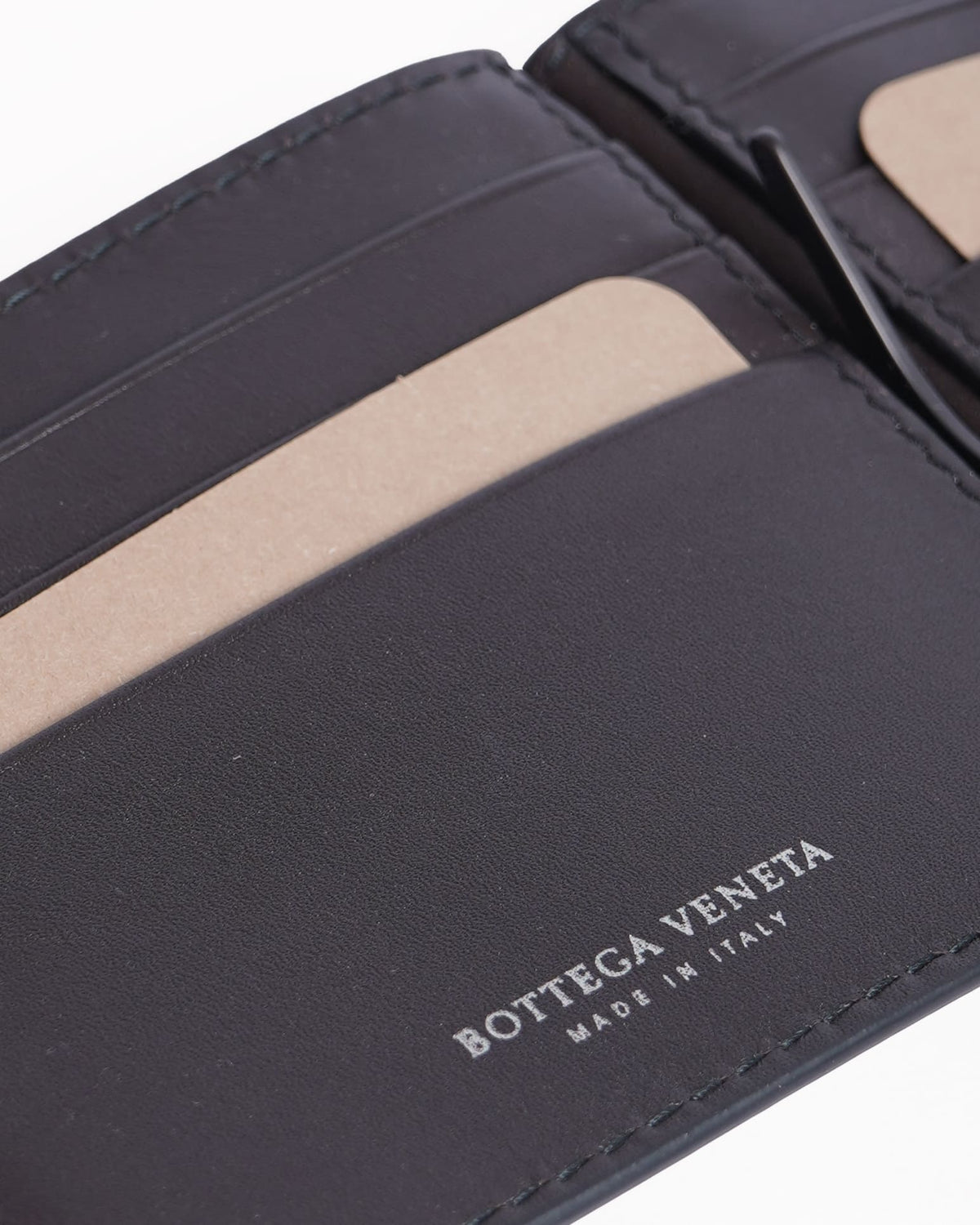 New Bottega Veneta Intrecciato Bill Clip Wallet