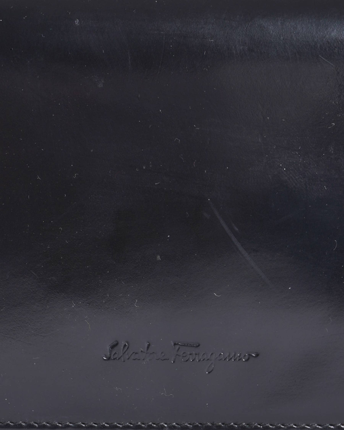 Salvatore Ferragamo Black Rectangular Mini HandBag