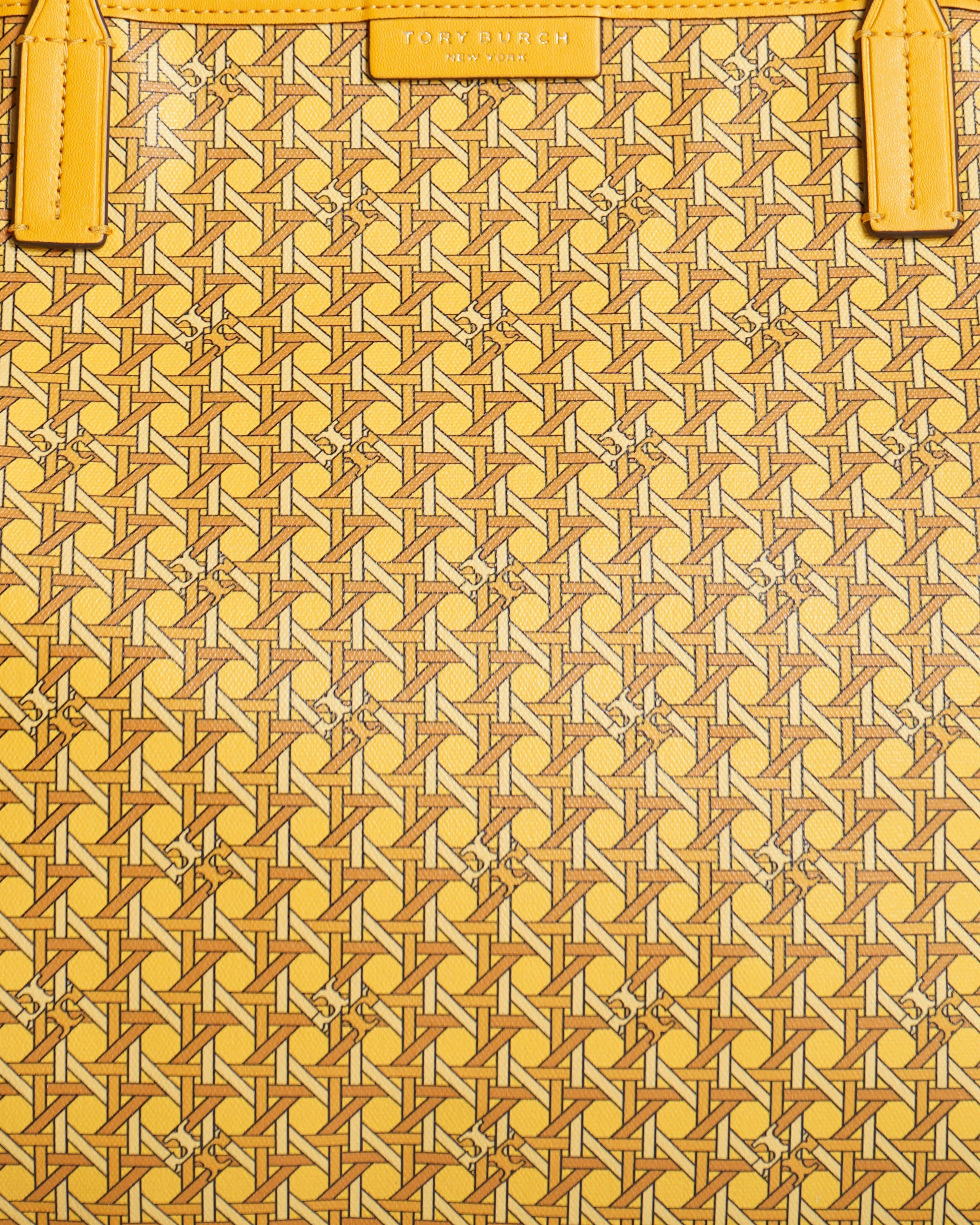 Tory burch ever ready zip tote bag in yellow