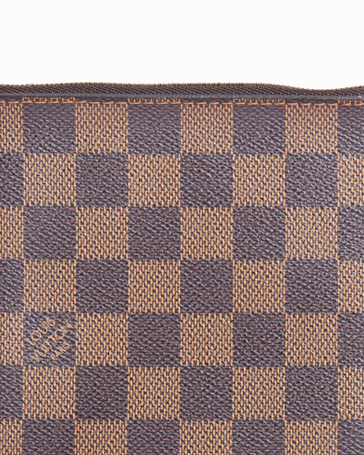 Louis Vuitton Damier Ebene Neverfull Pouch Wristlet