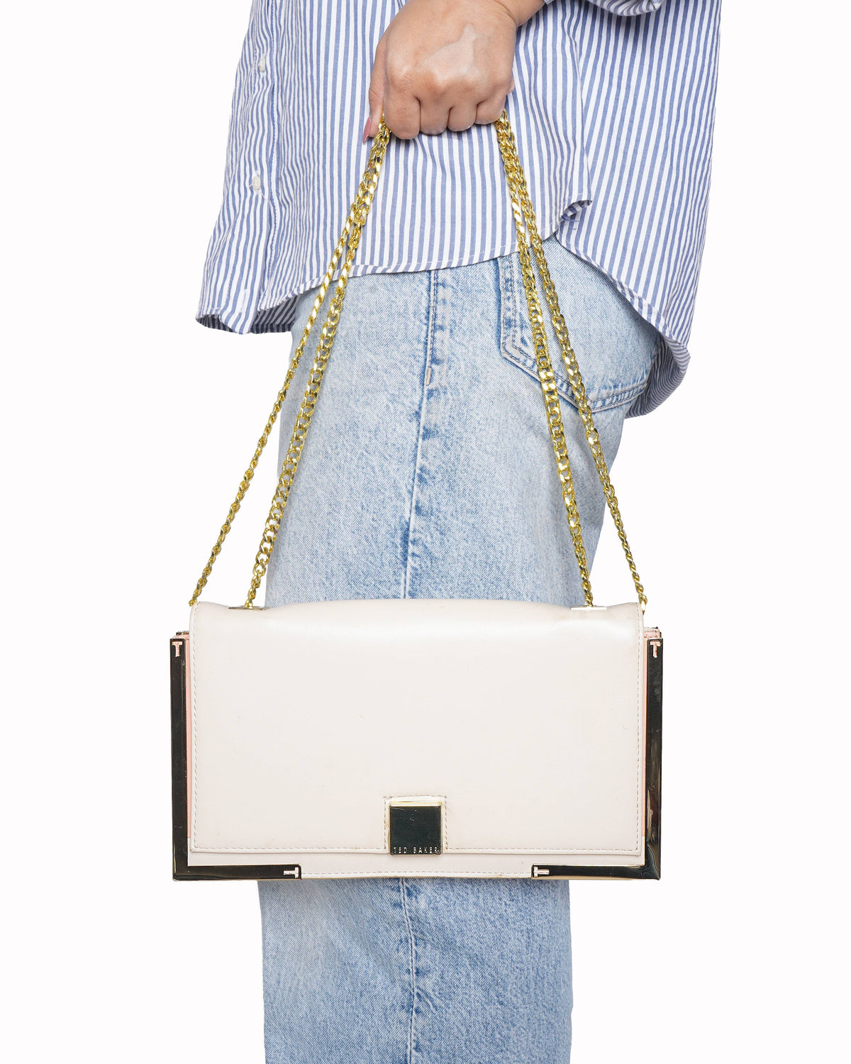 Ted Baker Crossbody In Beige