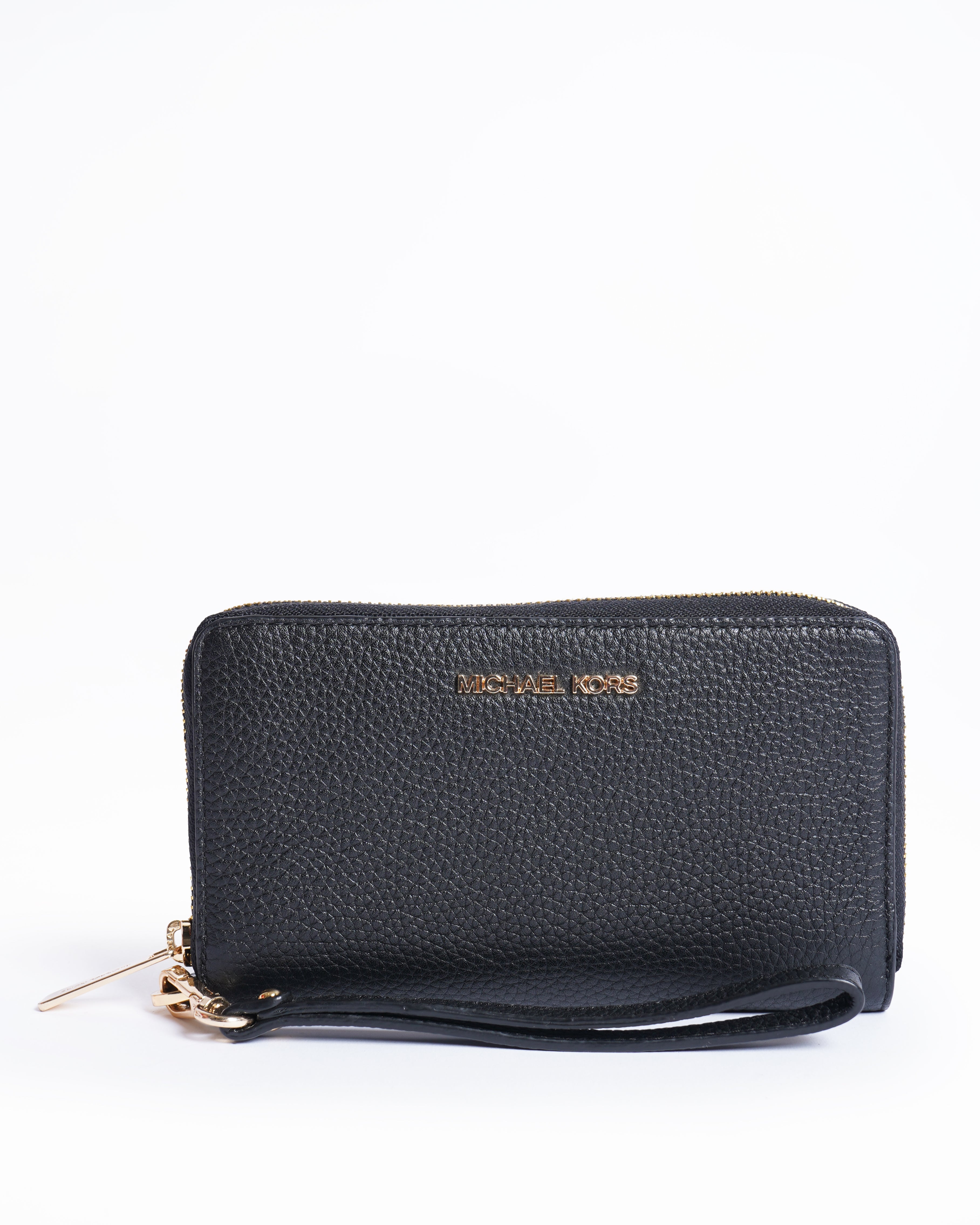 New Michael Kors Jet Set Travel Zip Around Wallet With Detachable Wristlet