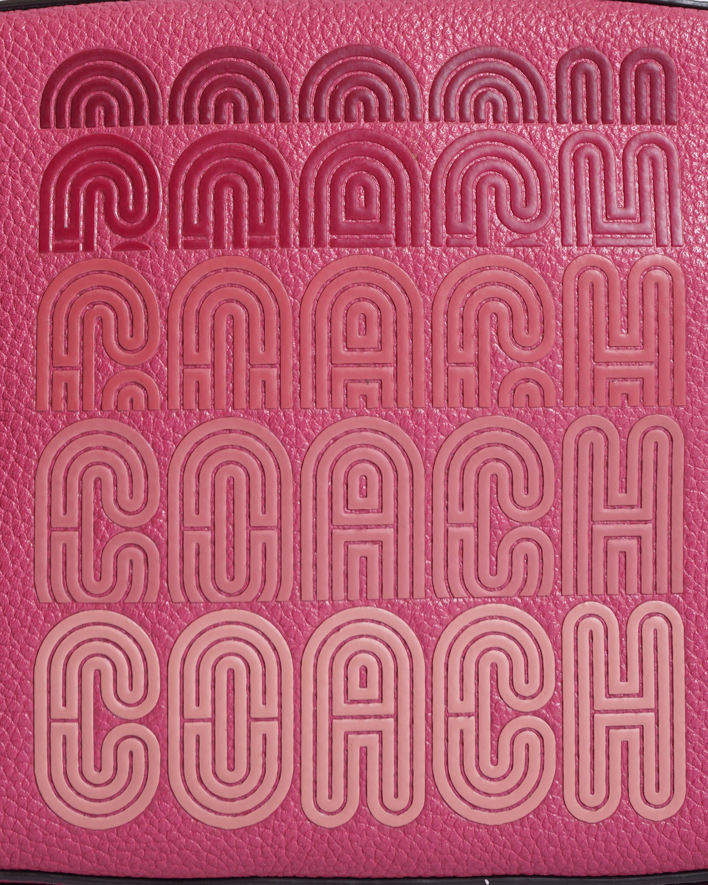 Coach Camera bag with coach print in Pink
