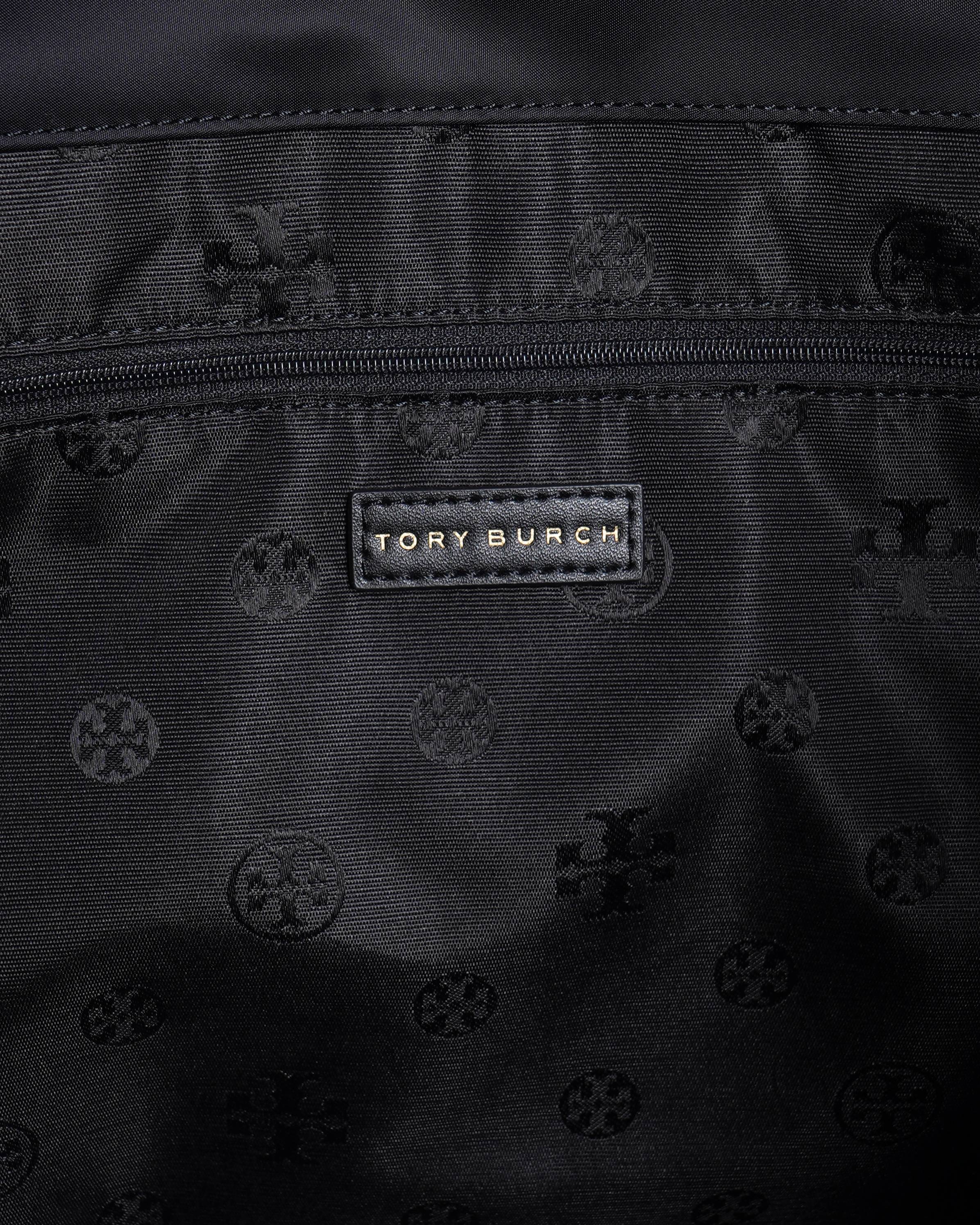 New Tory Burch Ella Nylon Tote Shoulder Black