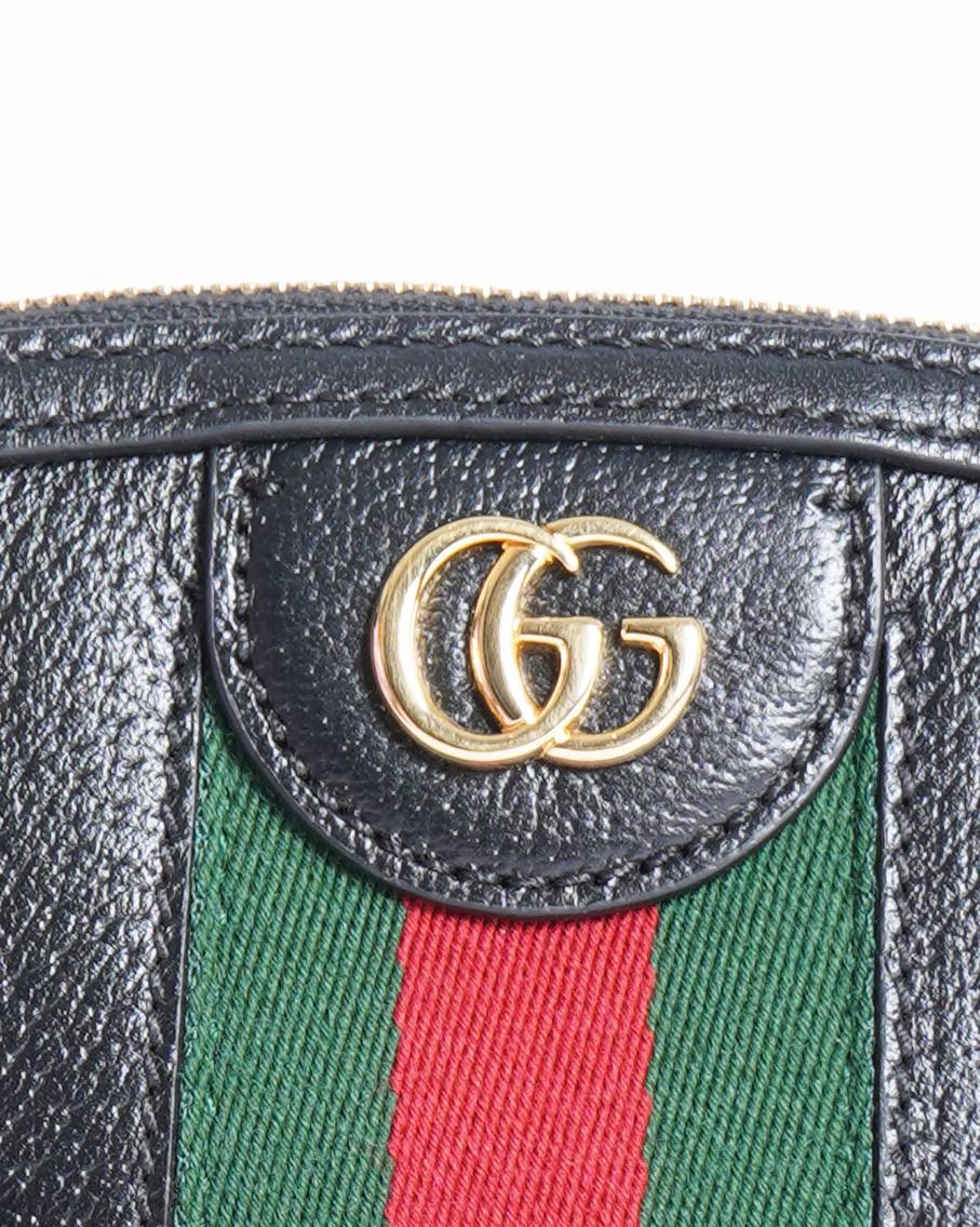 New Gucci ophidia dome shoulder bag in black